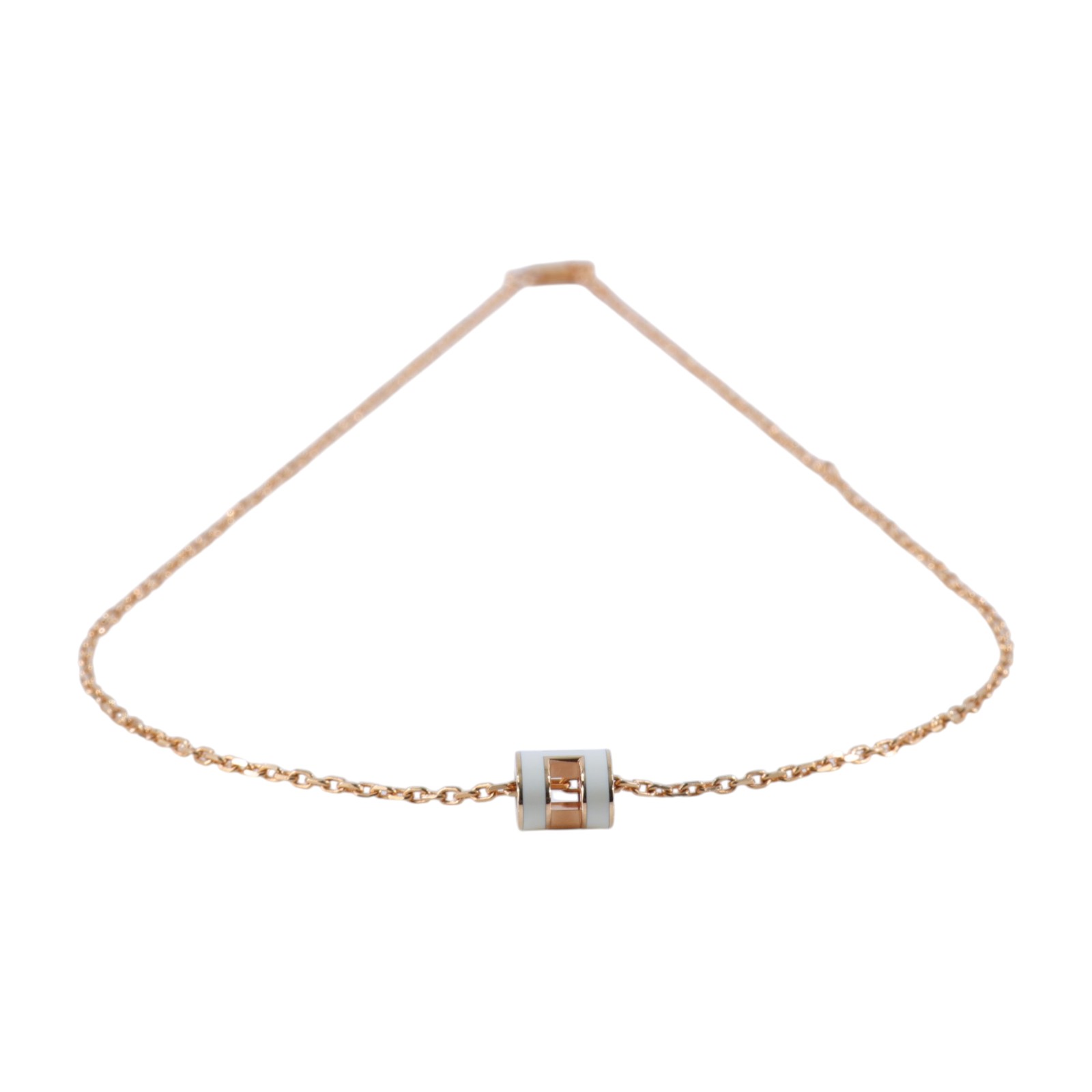 愛馬仕 Hermes Mini Pop H 墜飾 POPHPMINI ST1205 白MINI POP H項鍊 原廠盒子/防塵袋