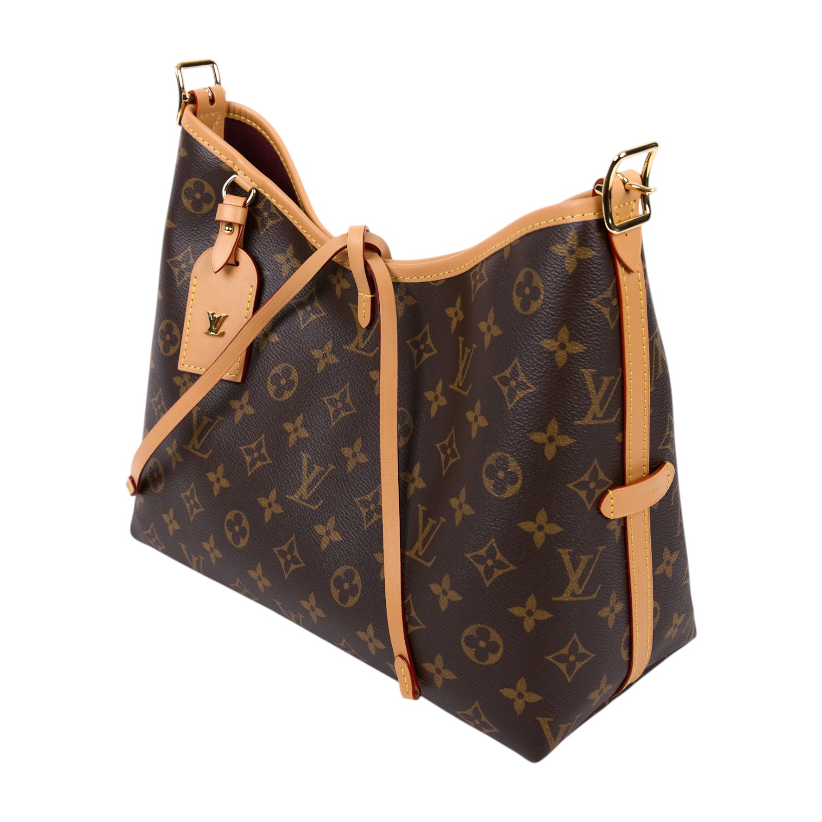 路易威登 LOUIS VUITTON CarryAll PM 原花 肩背包 M46203 晶片款 原花CARRYALL PM 原廠盒子/防塵袋/內袋