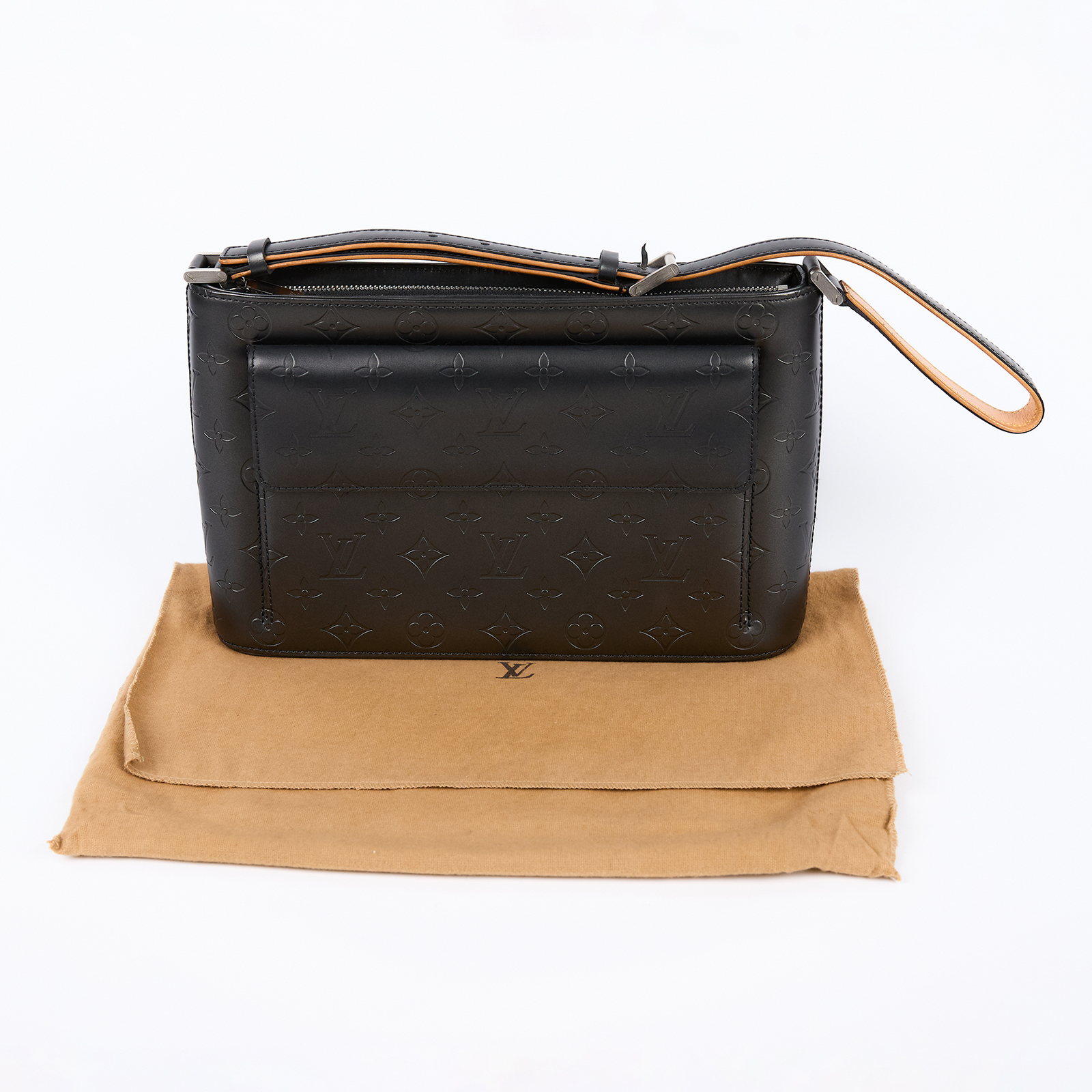 路易威登 LOUIS VUITTON Alston 手提包 肩背包 M55122 金屬灰Alston單肩包 防塵袋