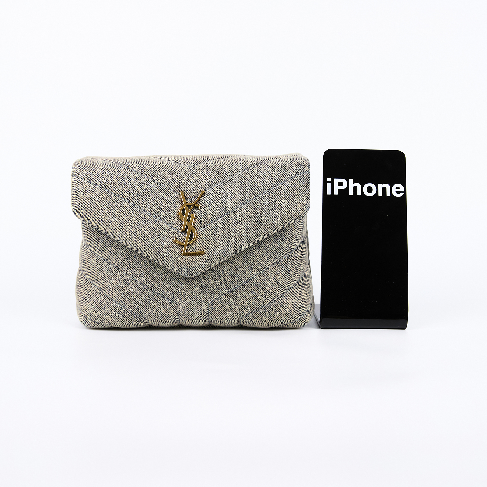 聖羅蘭 YSL SAINT LAURENT Loulou 絎縫 TOY 迷你 手袋  肩背 斜背包 金色五金 678401FAADY  原廠盒子/防塵袋/背帶