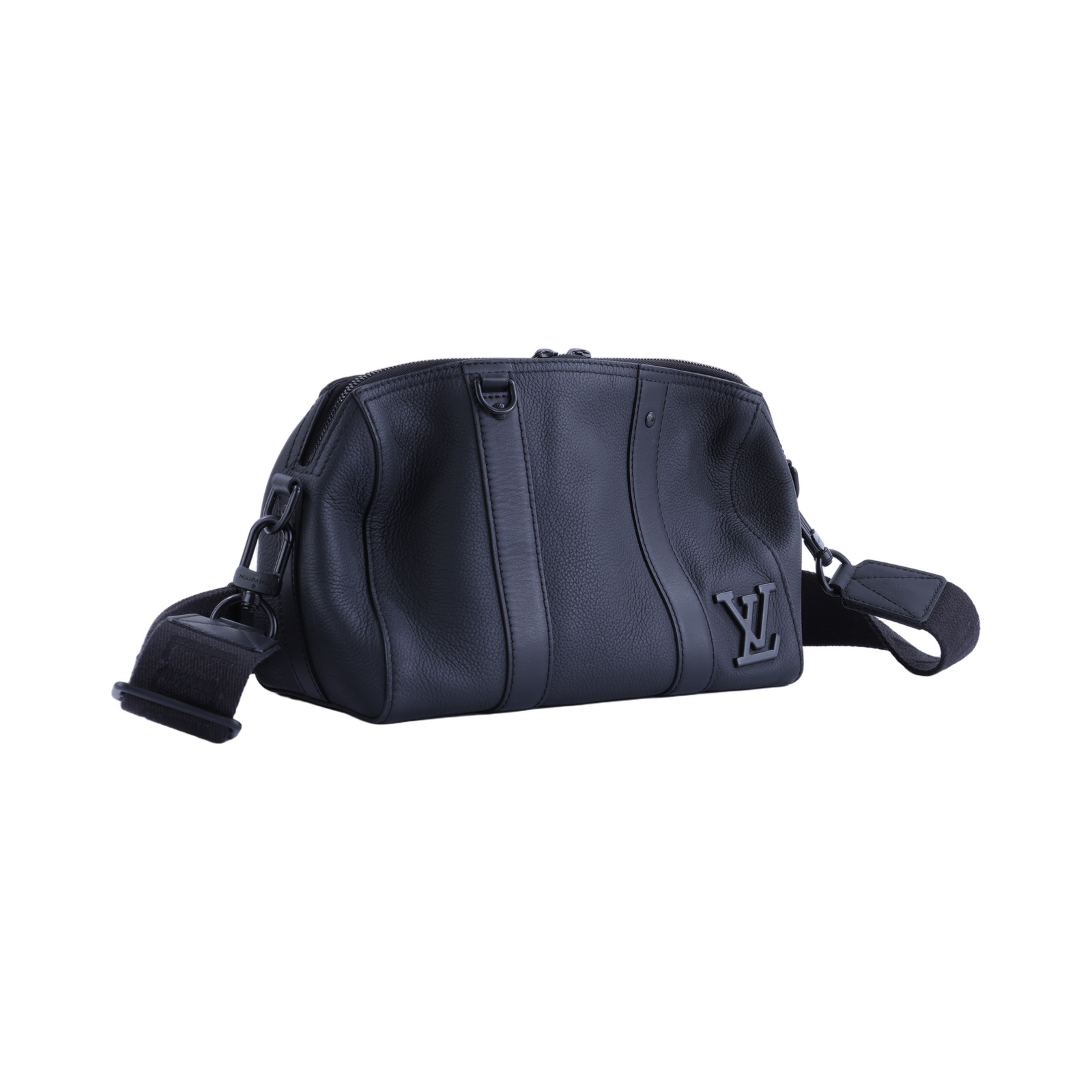 路易威登 LOUIS VUITTON City Keepall 肩背 波士頓包 黑色 M59255 晶片款 黑City Keepall 背帶
