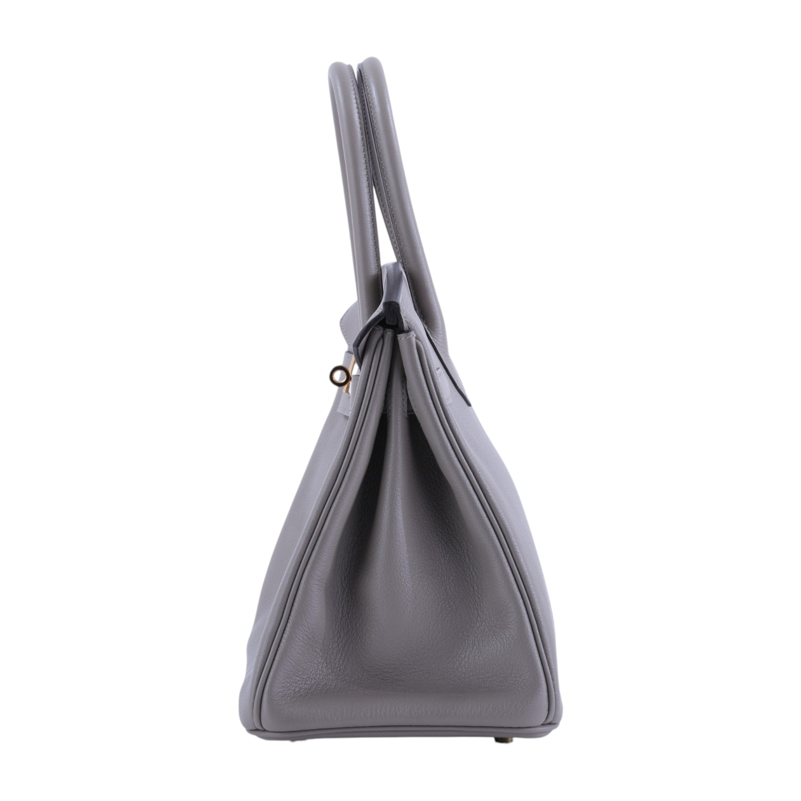 愛馬仕 Hermes Birkin Bag 柏金包 30 金色五金 瀝青灰色 H073437CCM8 /M8  原廠盒子/防塵袋/鎖組/購買證明正本/雨衣