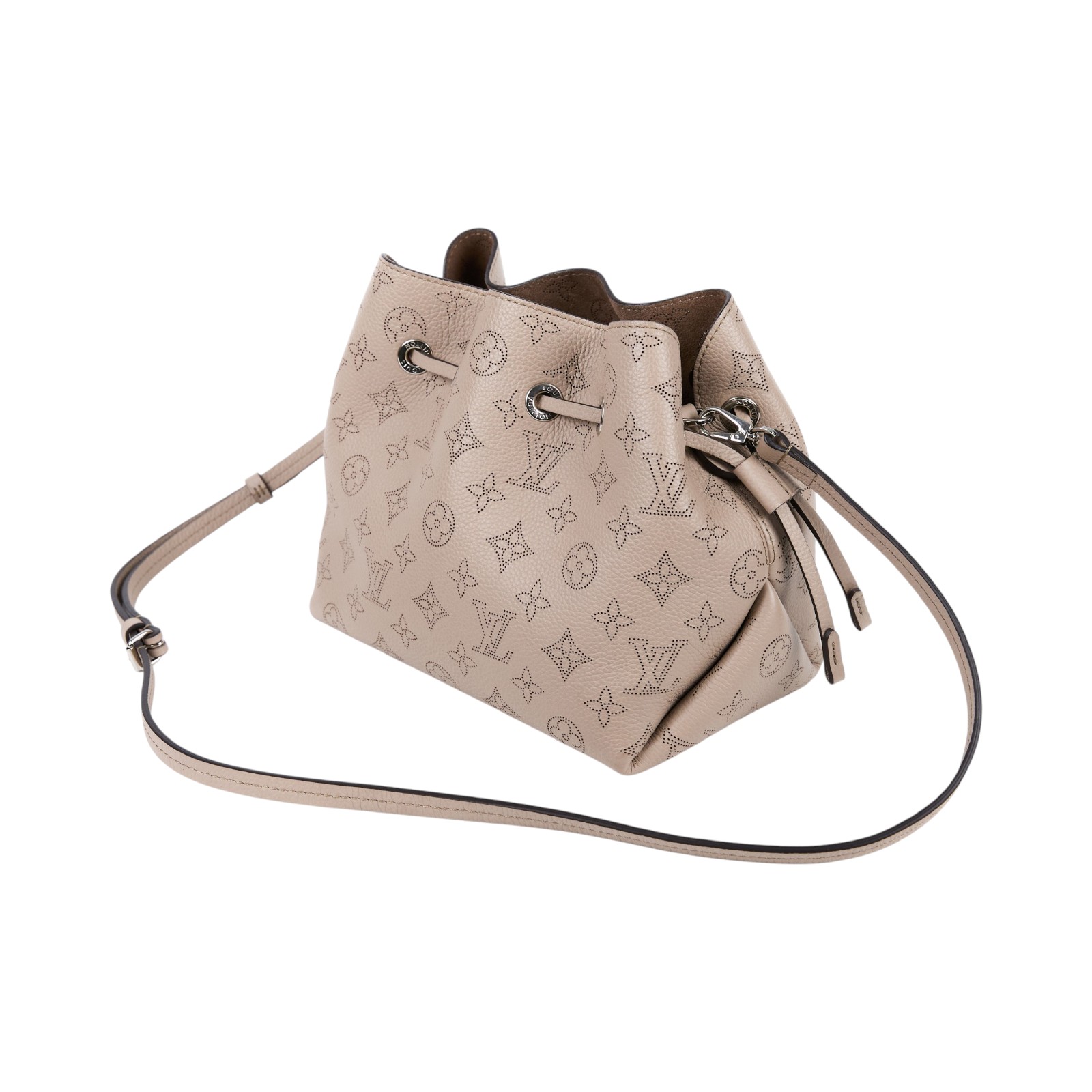 路易威登 LOUIS VUITTON Bella 水桶袋 手提包 灰色 M57201 晶片款 灰色BELLA水桶包 背帶2/零錢包