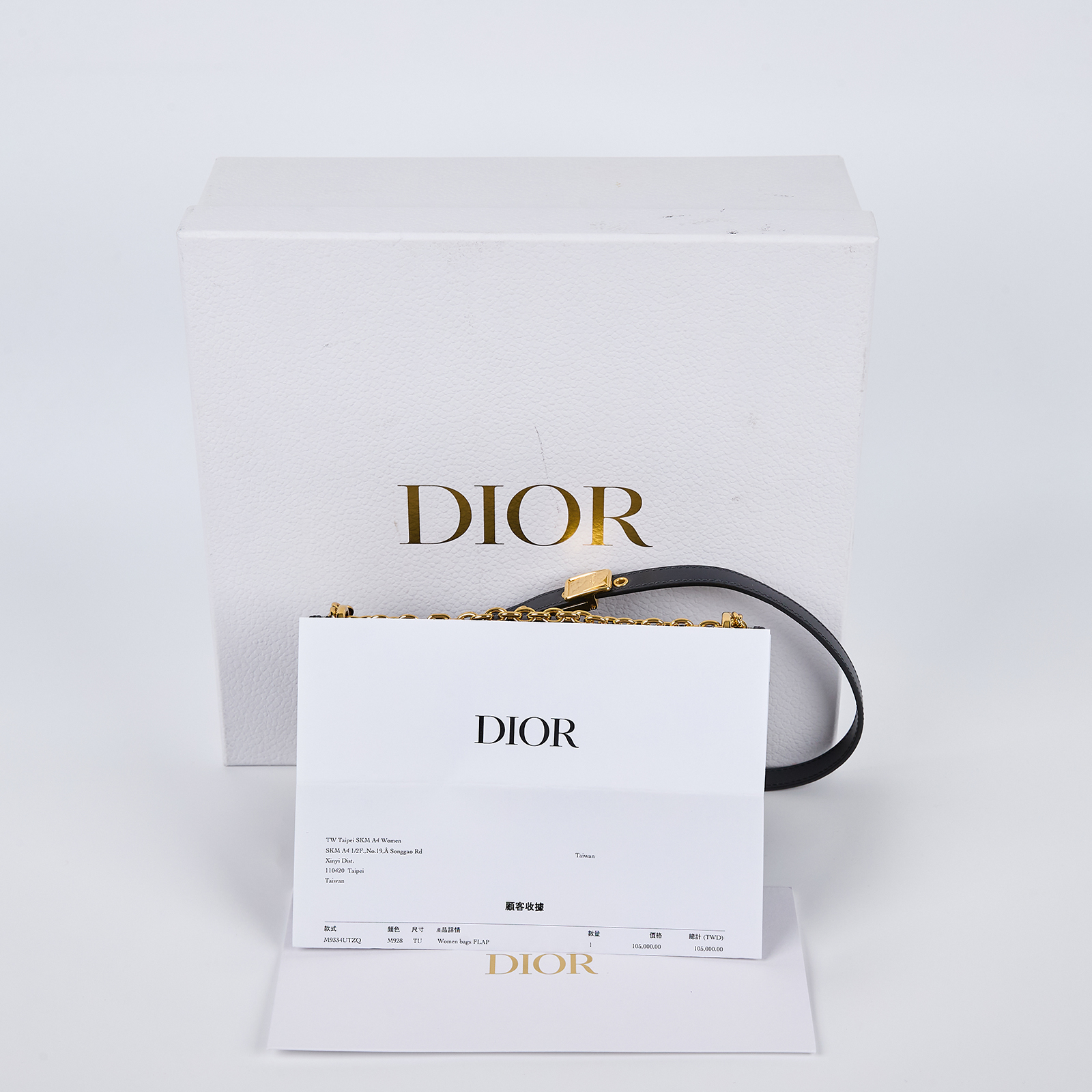 迪奧 CHRISTIAN DIOR 30 Montaigne East-West 鏈帶 肩背包 手提包 M9334UTZQ  原廠盒子/購買證明正本