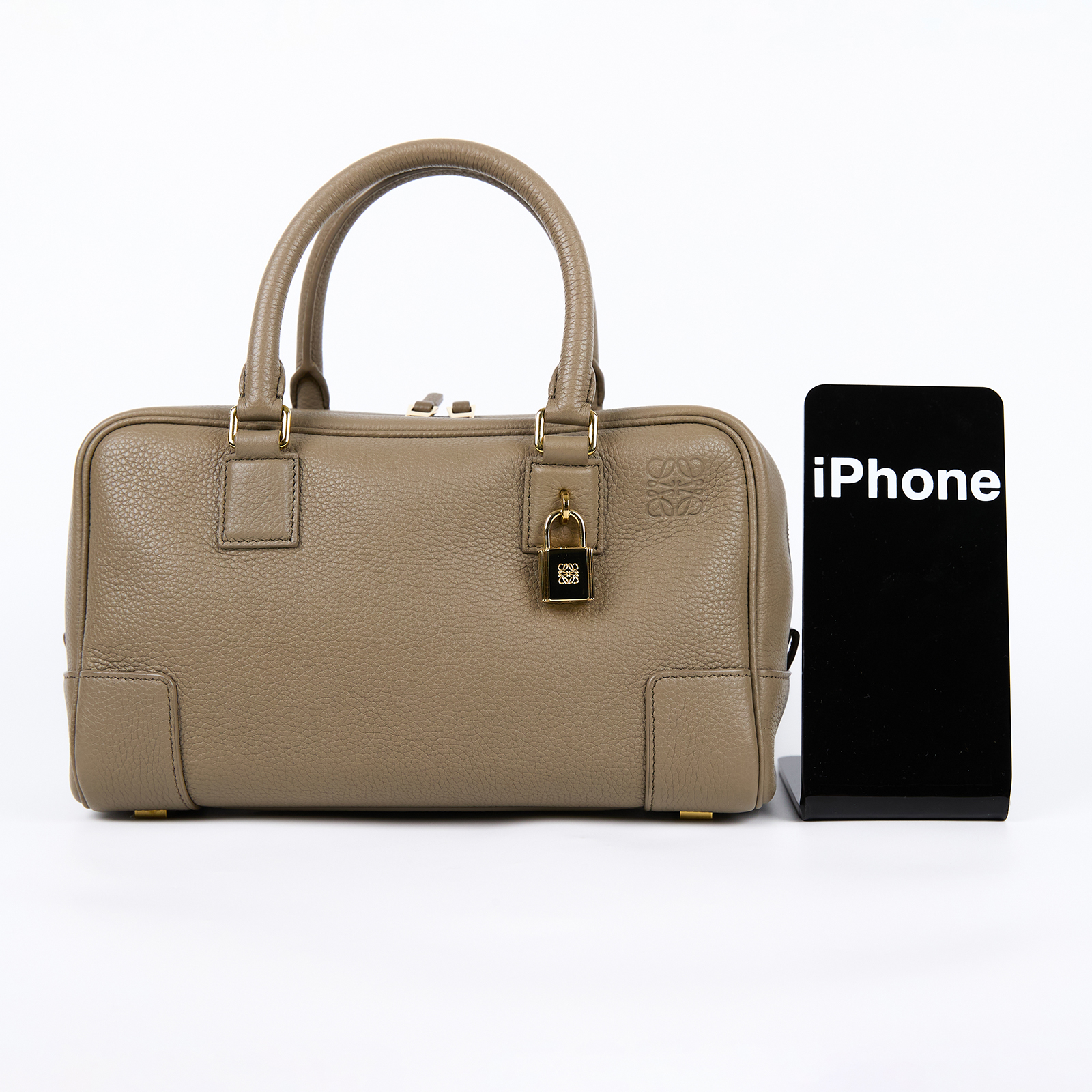 羅意威 LOEWE Amazona 23 手提包 A039N07X17 沙色AMAZONA23 防塵袋/背帶/鎖組