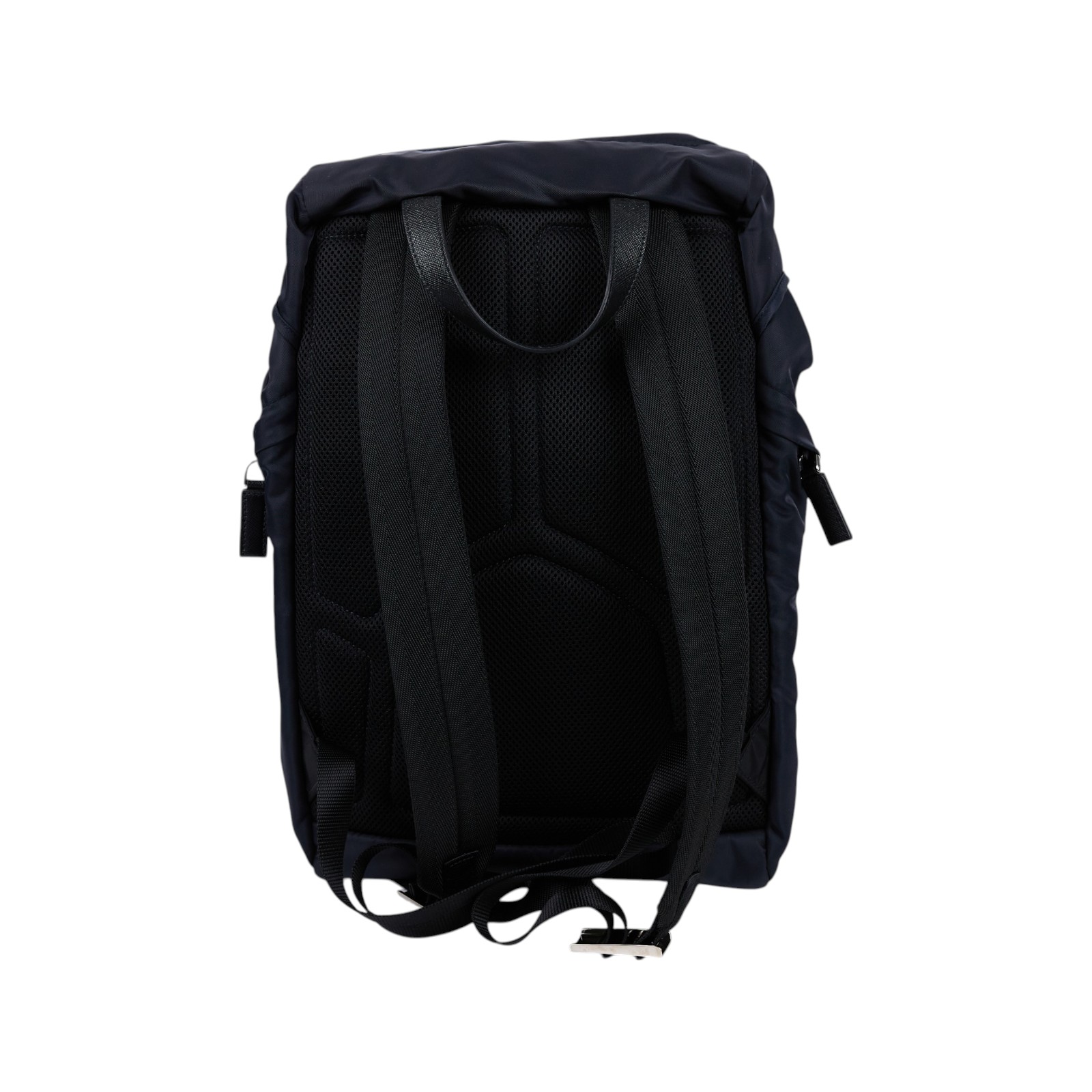 普拉達 PRADA Re-Nylon 皮革背囊 後背包 2VZ135_973 深藍尼龍後背包 保證卡/吊牌