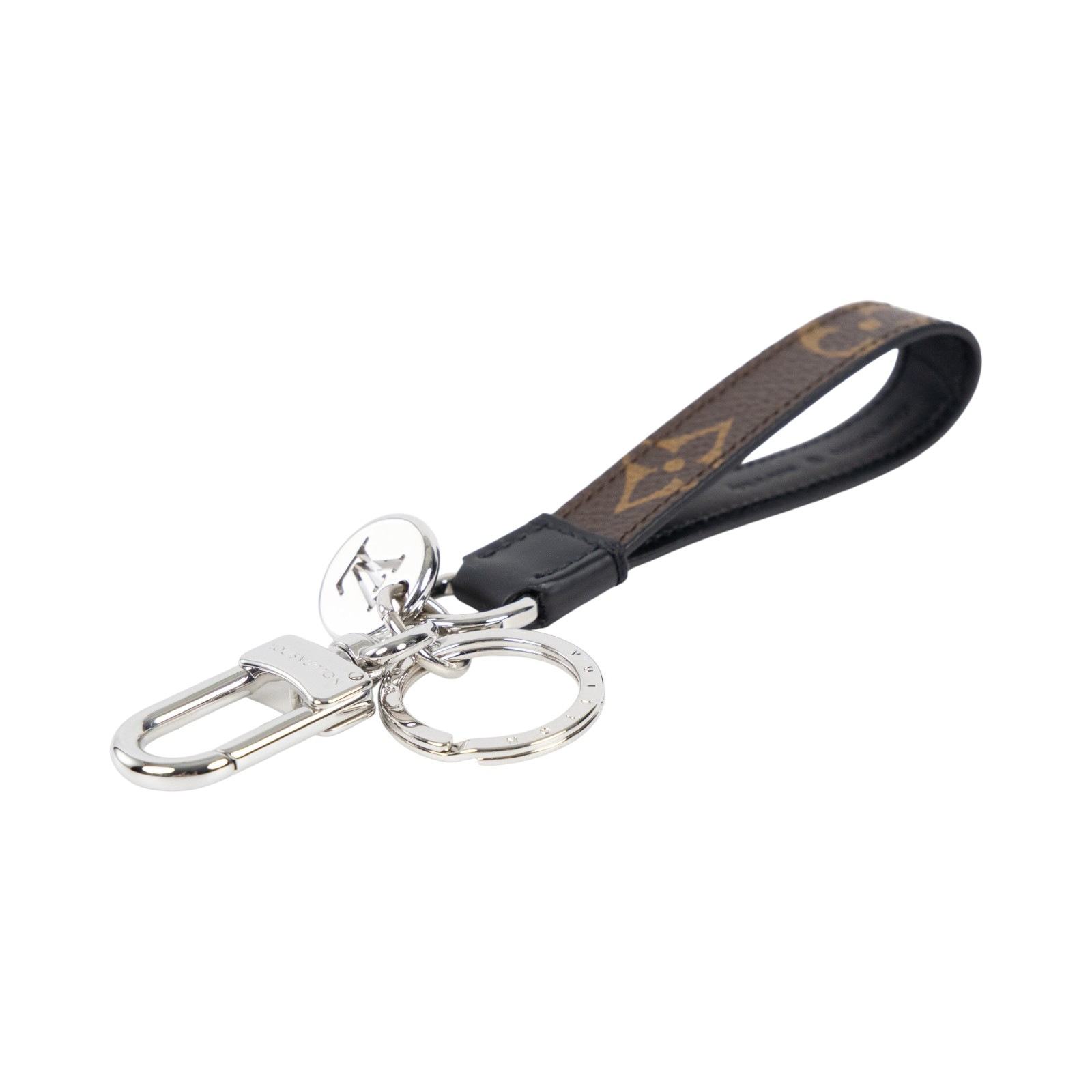 路易威登 LOUIS VUITTON Monogram Slim Dragonne 包包吊飾 鑰匙圈 包掛 M00853 包包吊飾兼鑰匙圈 原廠盒子/防塵袋