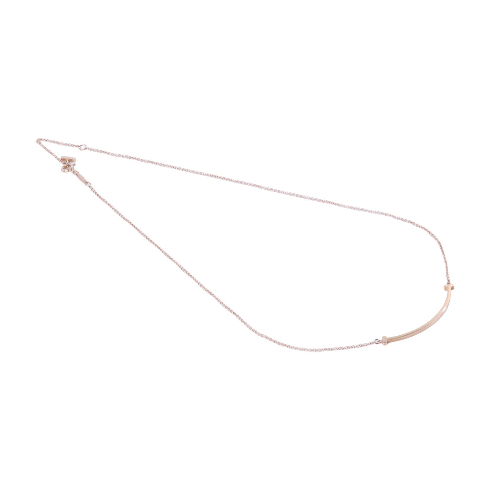 蒂芙尼 TIFFANY＆CO. T Smile 鏈墜 小號 60011678 RG T SMILE SMALL項鍊 原廠盒子2
