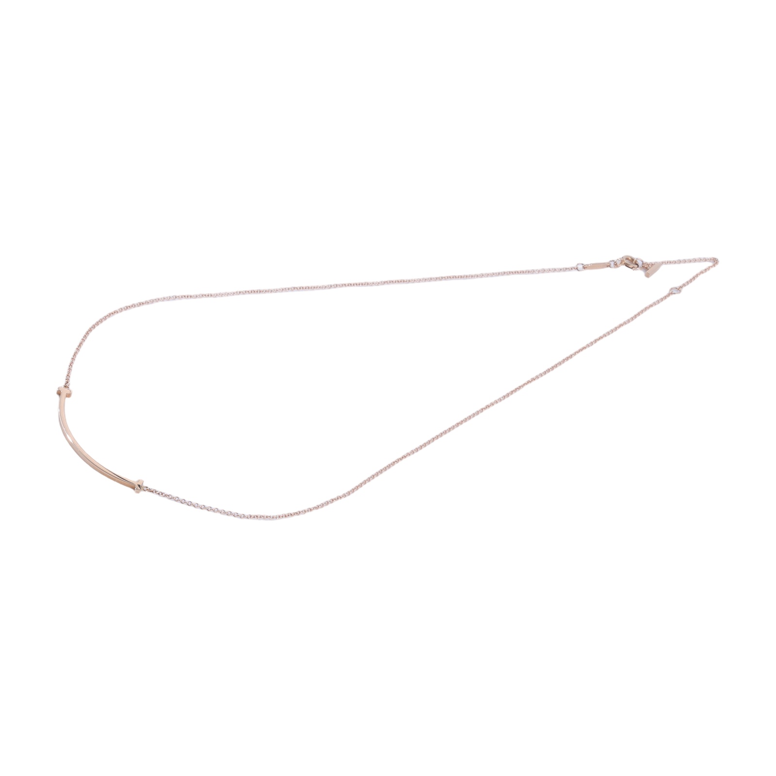 蒂芙尼 TIFFANY＆CO. T Smile 鏈墜 小號 60011678 RG T SMILE SMALL項鍊 原廠盒子2