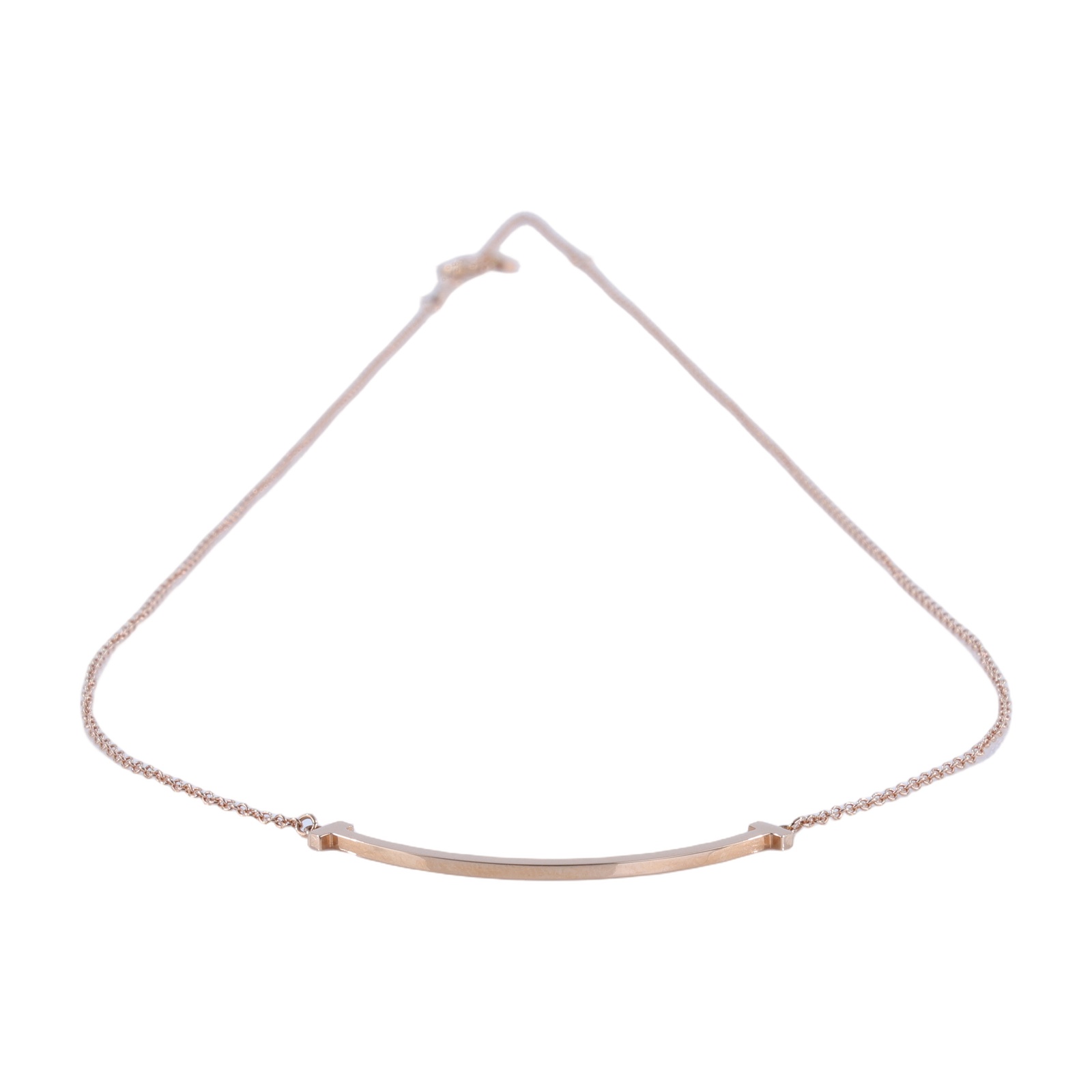 蒂芙尼 TIFFANY＆CO. T Smile 鏈墜 小號 60011678 RG T SMILE SMALL項鍊 原廠盒子2