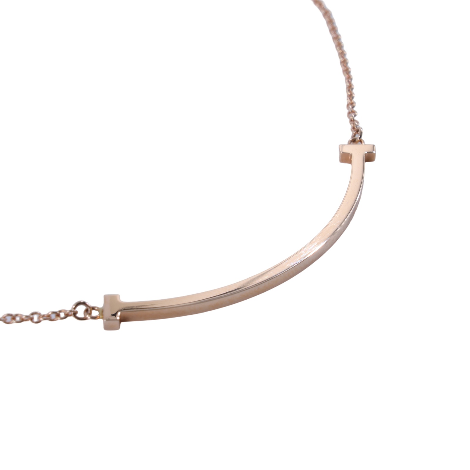 蒂芙尼 TIFFANY＆CO. T Smile 鏈墜 小號 60011678 RG T SMILE SMALL項鍊 原廠盒子2
