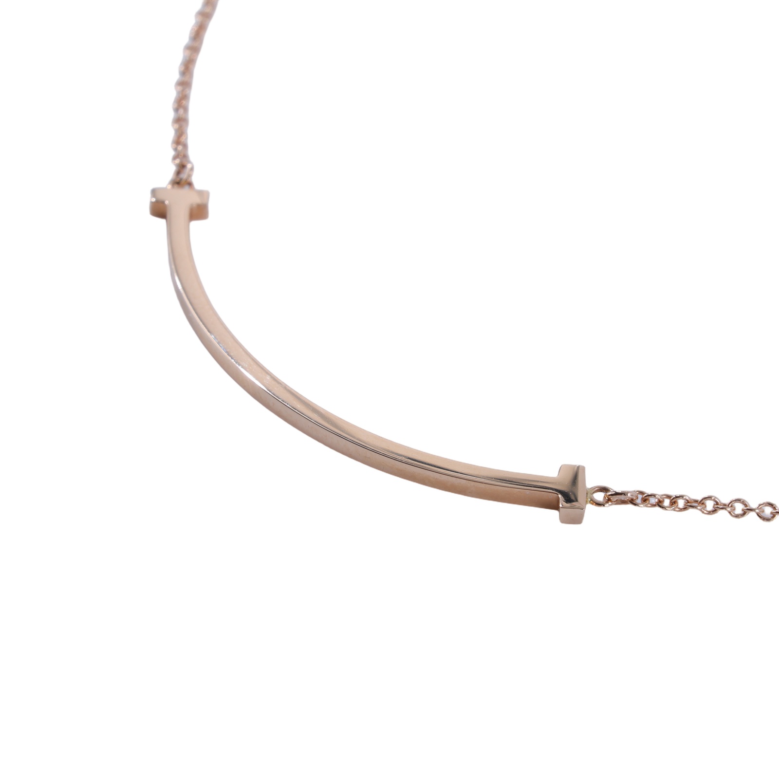 蒂芙尼 TIFFANY＆CO. T Smile 鏈墜 小號 60011678 RG T SMILE SMALL項鍊 原廠盒子2