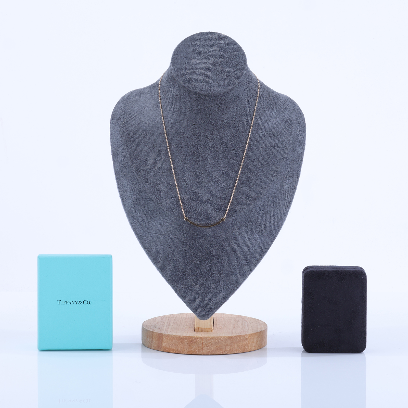 蒂芙尼 TIFFANY＆CO. T Smile 鏈墜 小號 60011678 RG T SMILE SMALL項鍊 原廠盒子2