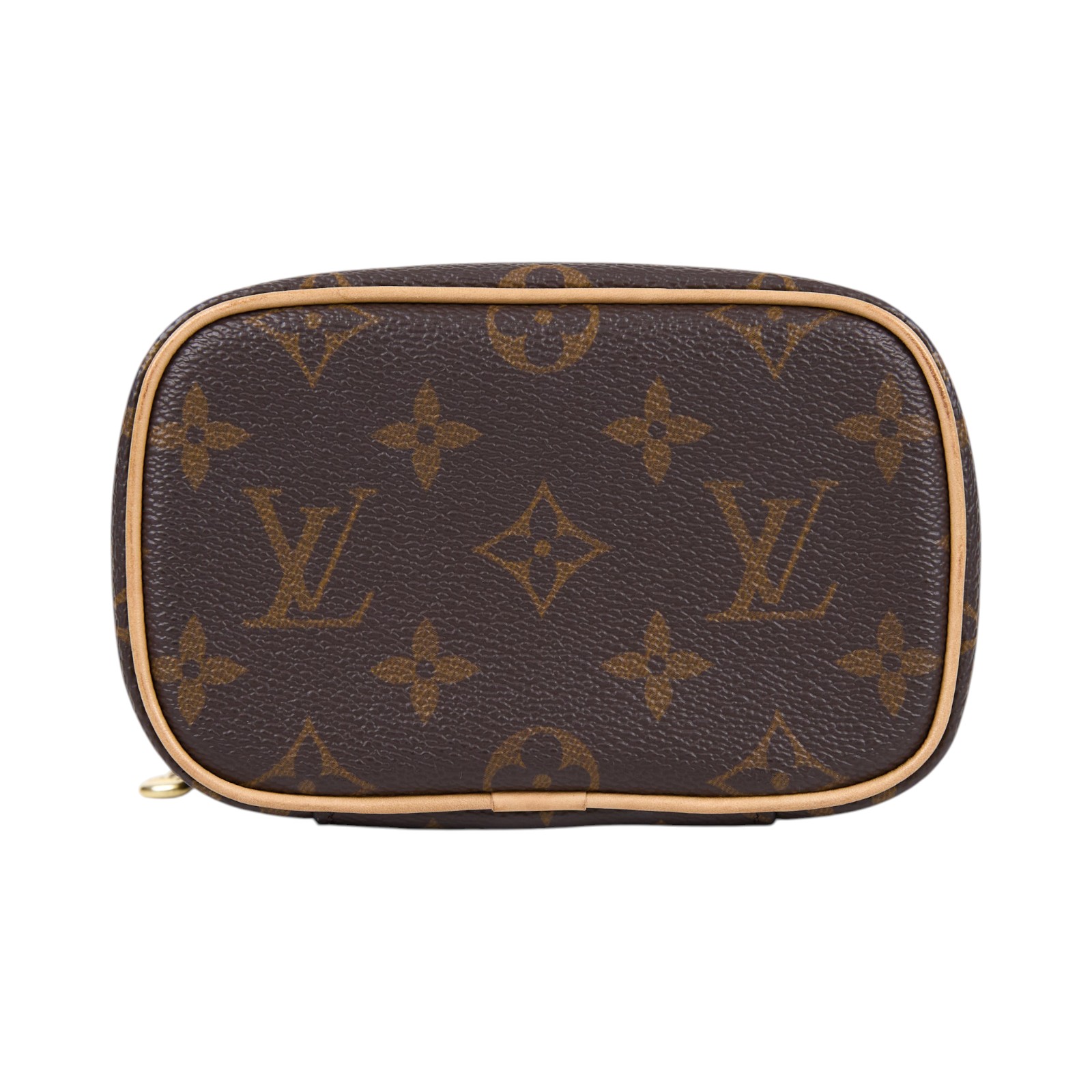 路易威登 LOUIS VUITTON Nice Nano 經典帆布 梳洗袋 化妝箱 M44936 晶片款 原花Nice Nano 防塵袋