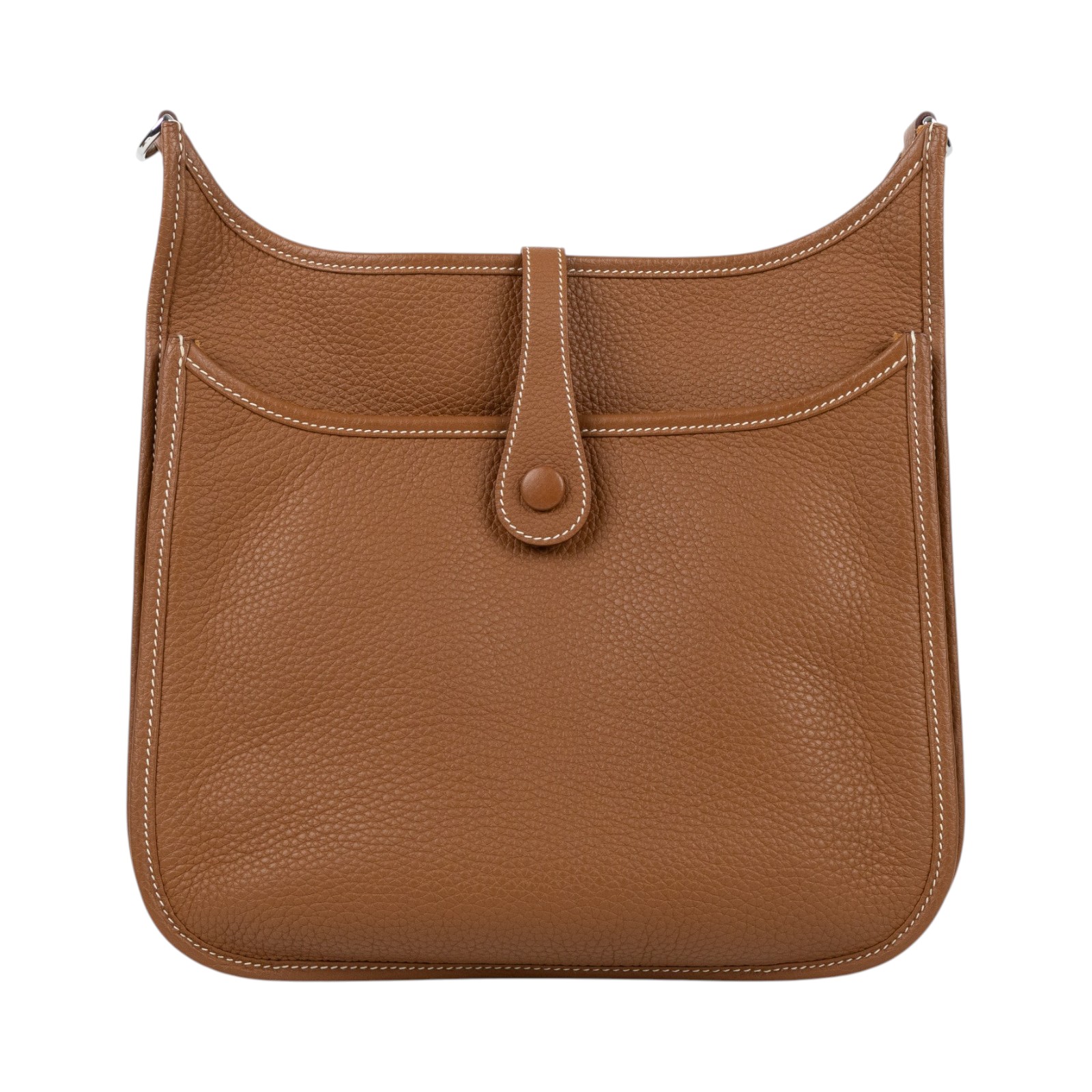 愛馬仕 Hermes Evelyne Bag 伊芙琳包 29 馬蹄型 EV29 U MN 010 U刻 金棕EVELYNE29 原廠盒子/防塵袋/背帶