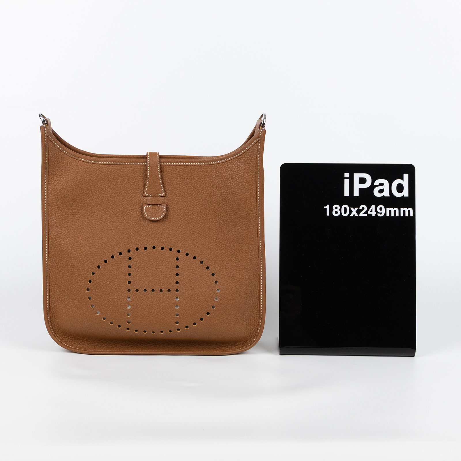 愛馬仕 Hermes Evelyne Bag 伊芙琳包 29 馬蹄型 EV29 U MN 010 U刻 金棕EVELYNE29 原廠盒子/防塵袋/背帶