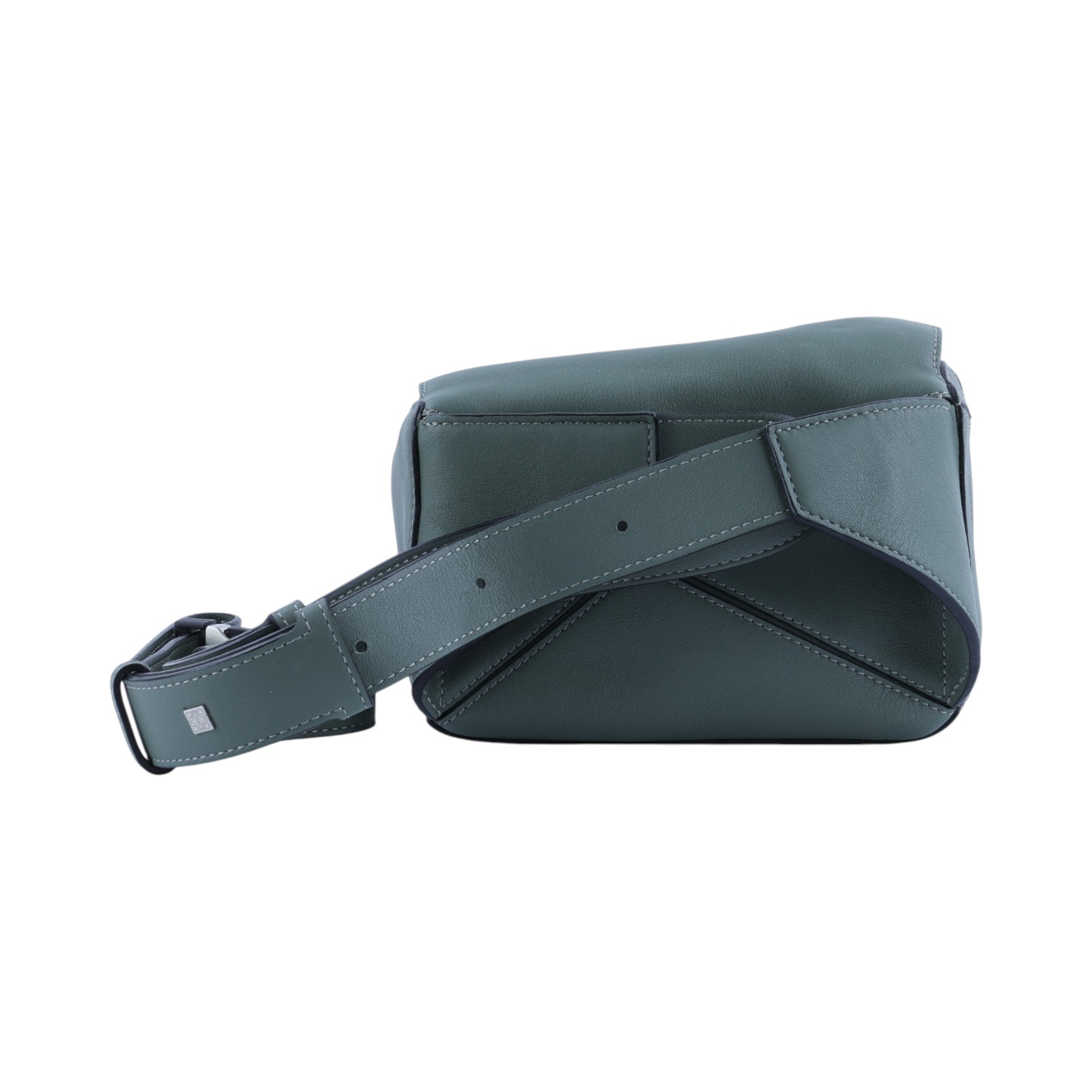 羅意威 LOEWE Puzzle bag Mini 腰包 斜背包 B510U89X02 灰綠PUZZLE腰包 防塵袋
