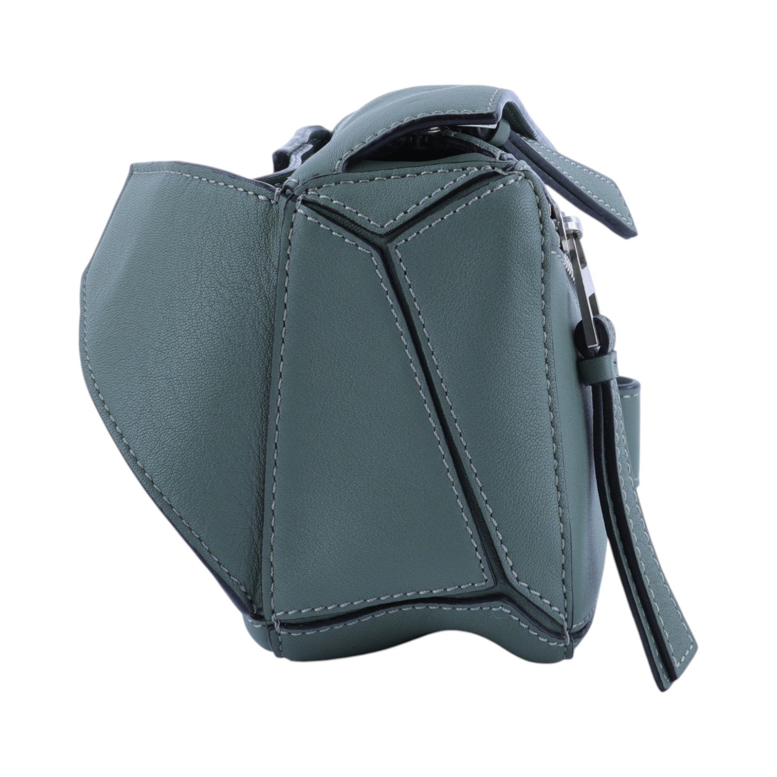 羅意威 LOEWE Puzzle bag Mini 腰包 斜背包 B510U89X02 灰綠PUZZLE腰包 防塵袋