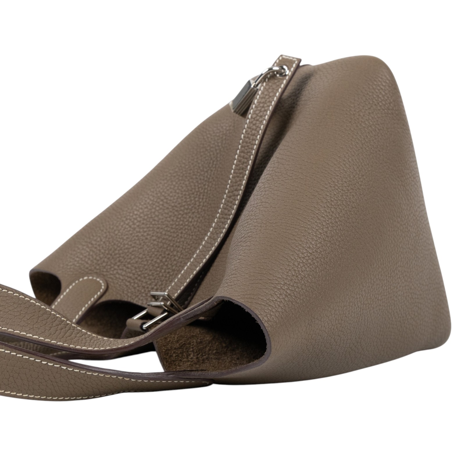 愛馬仕 Hermes Picotin Lock 18 菜籃子包 銀色五金 大象灰 H056289CK18  UPU002NI  原廠盒子/購買證明/鎖組