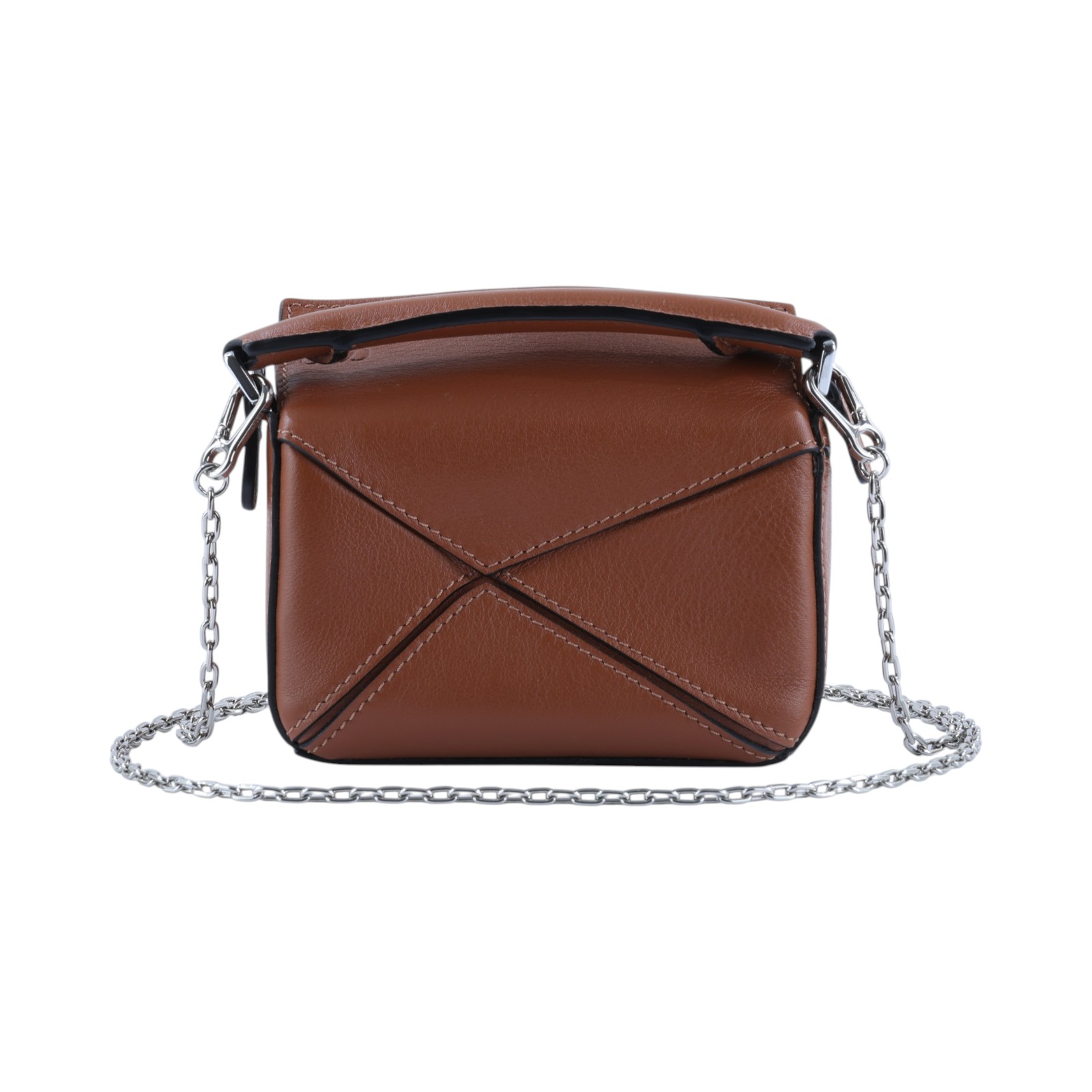 羅意威 LOEWE Nano Puzzle bag 手拿 肩背 斜背包 A510U98X01 棕色NANO PUZZLE 防塵袋/背帶