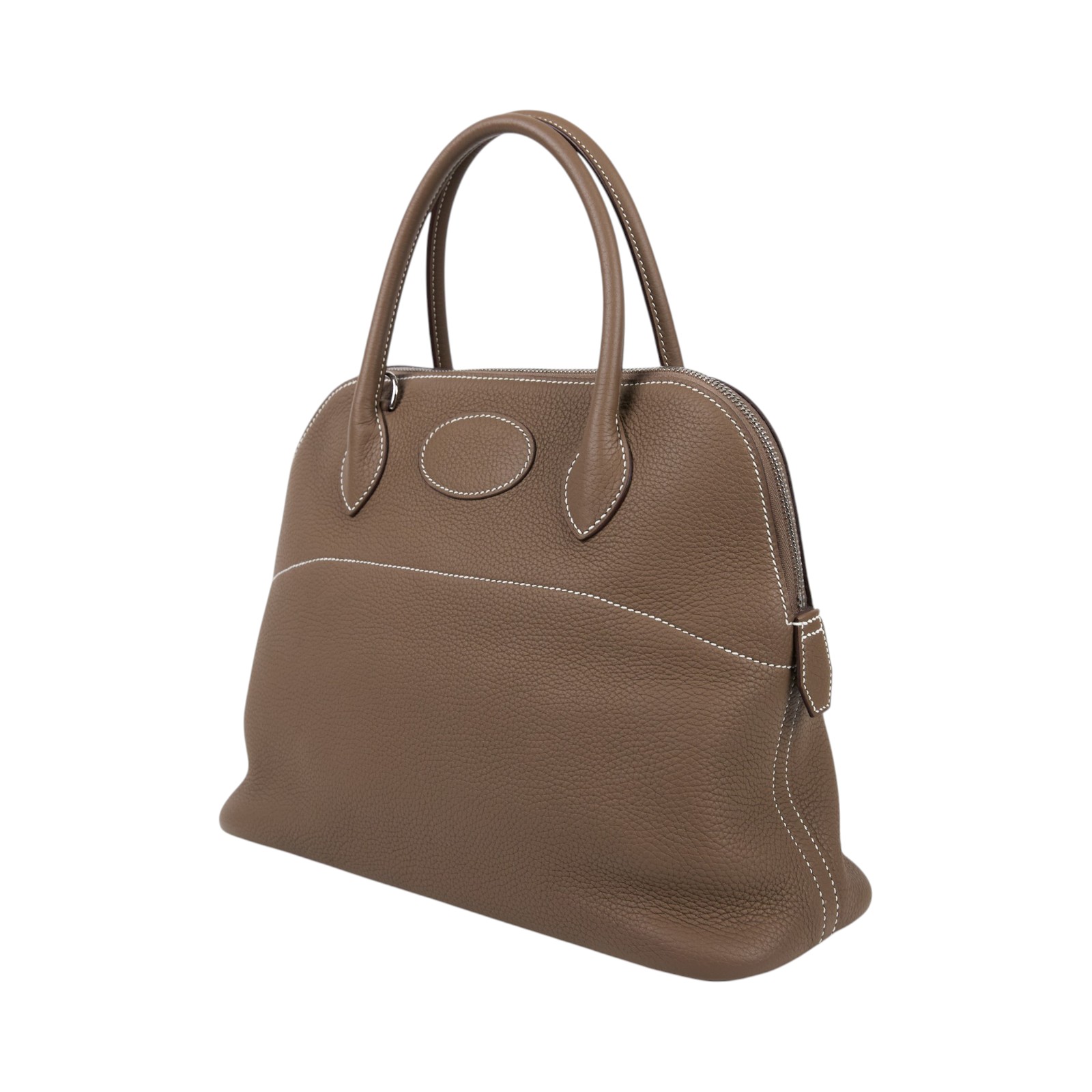 愛馬仕 Hermes Bolide Bag 柏莉包 31 銀色五金 大象灰 H073419CK18 /DIT993 AN  原廠盒子/防塵袋/背帶/鎖組/購買證明正本/雨衣