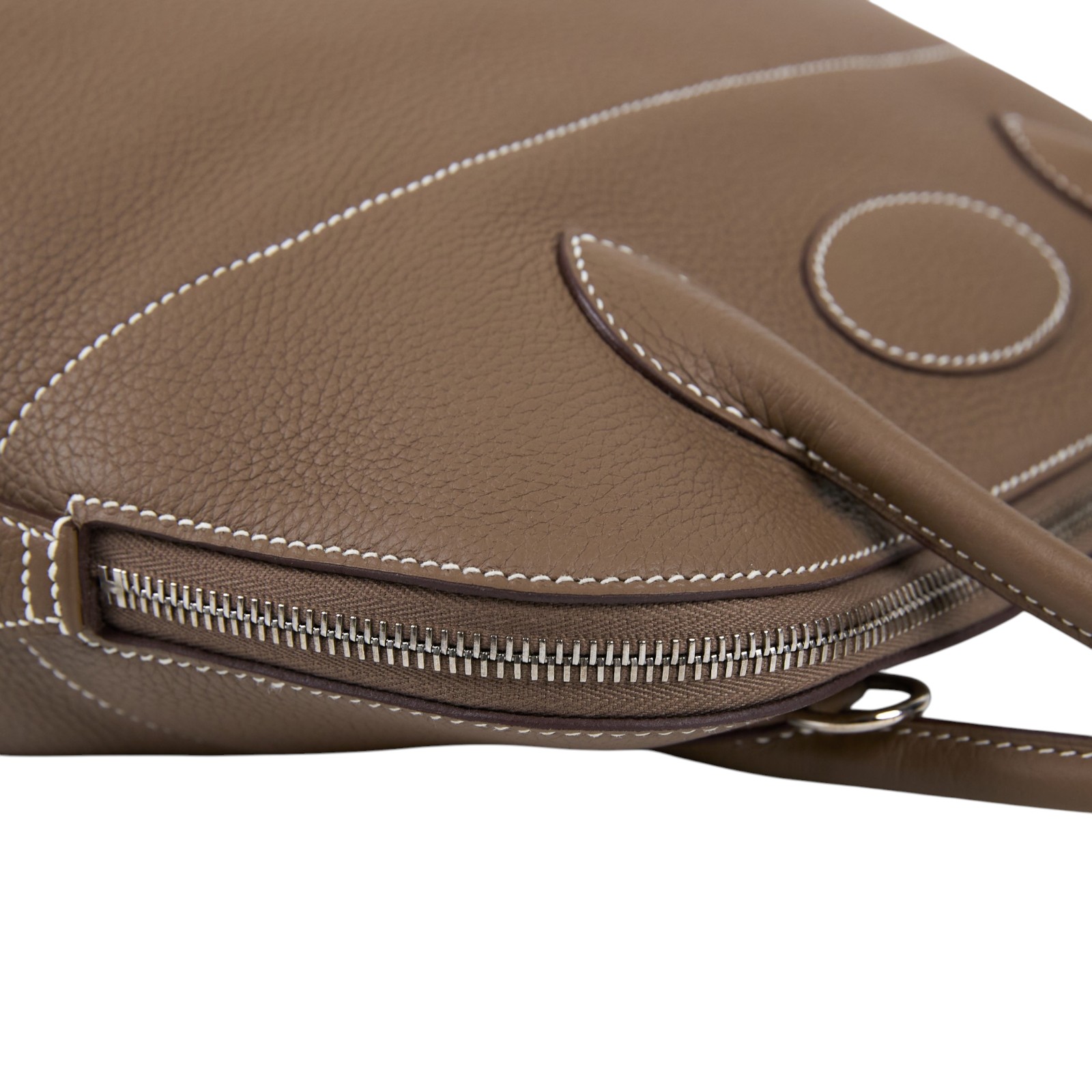 愛馬仕 Hermes Bolide Bag 柏莉包 31 銀色五金 大象灰 H073419CK18 /DIT993 AN  原廠盒子/防塵袋/背帶/鎖組/購買證明正本/雨衣