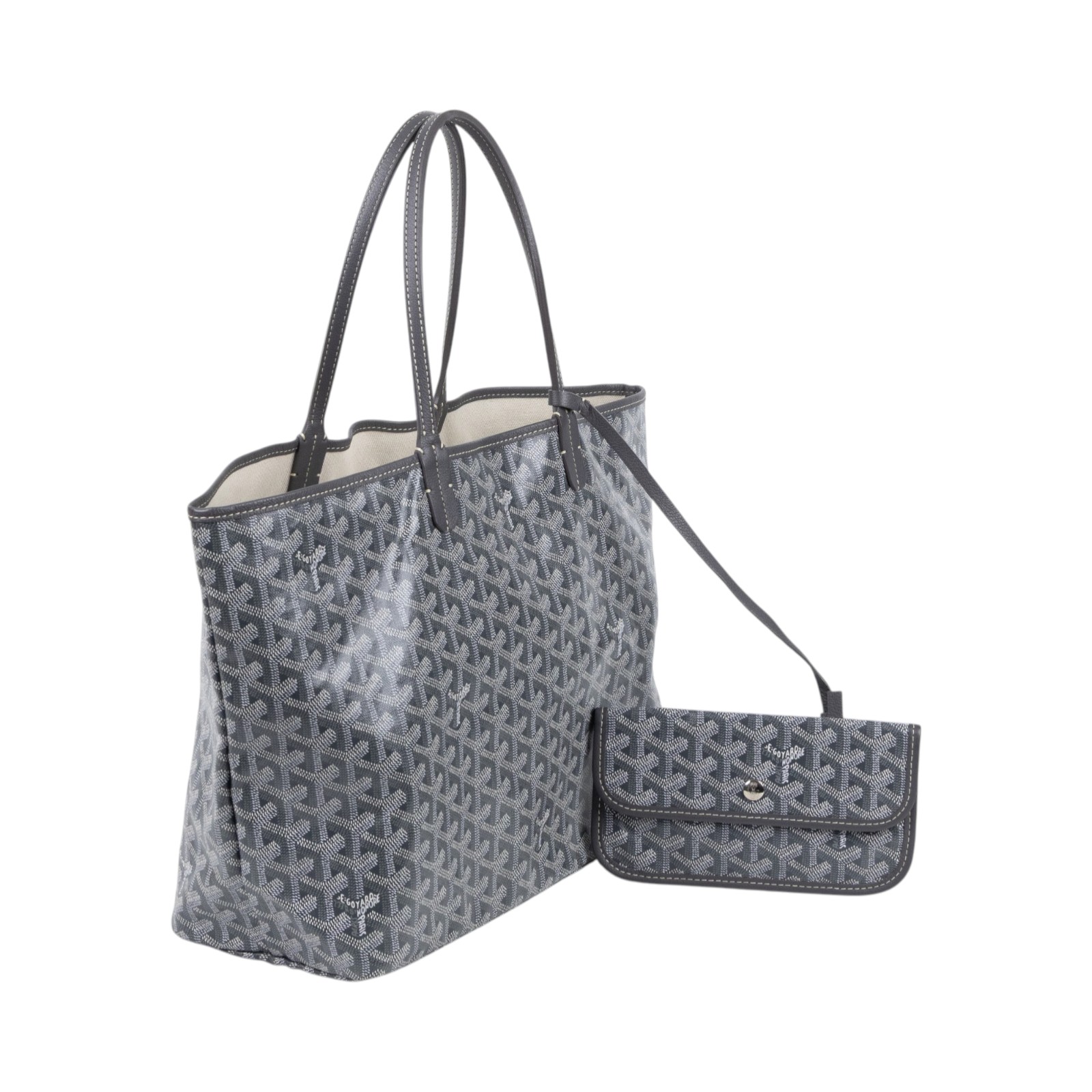 高雅德 GOYARD Saint Louis PM Bag 托特包 STLOUIPMLTY 灰Saint louis PM 防塵袋/內袋