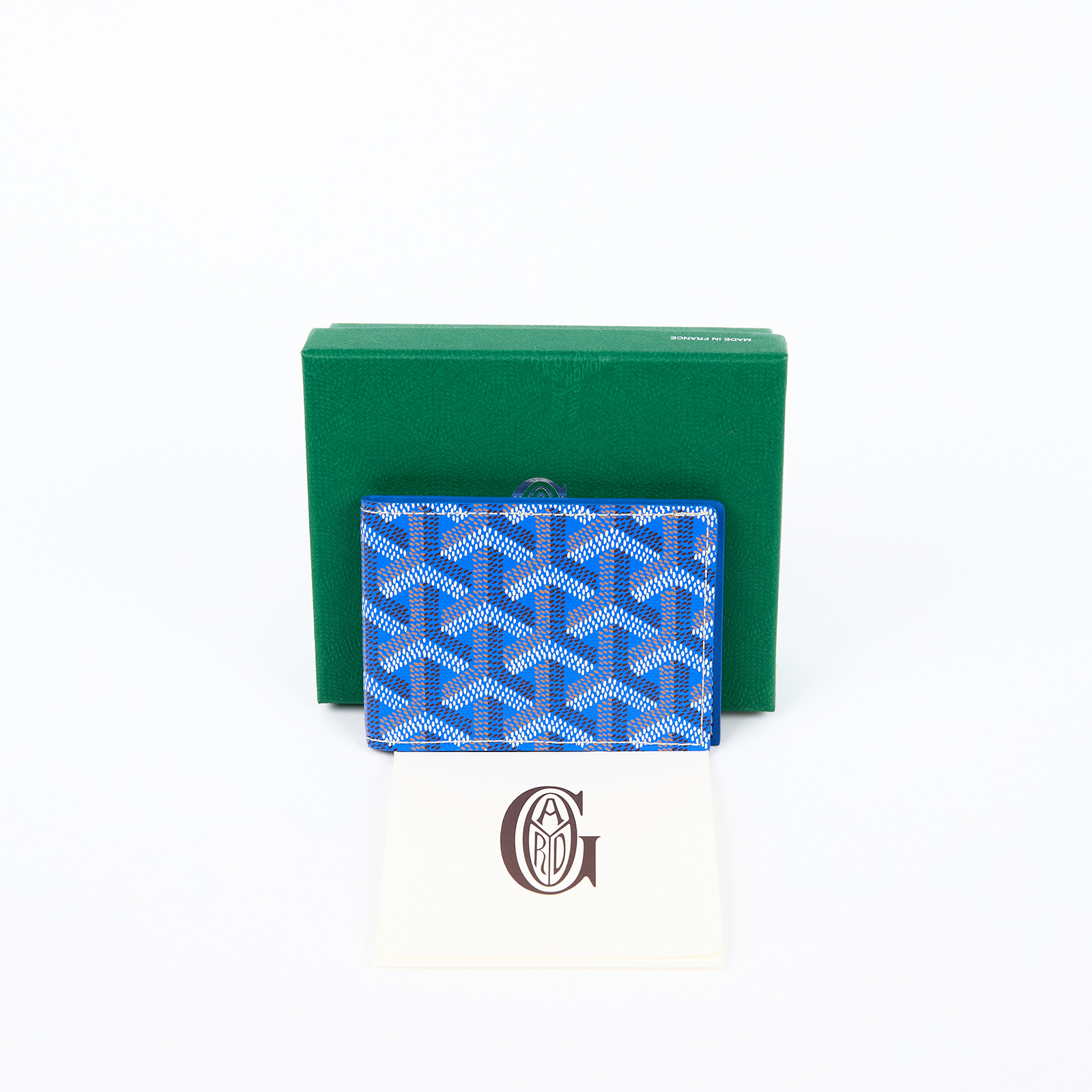 高雅德 GOYARD Malesherbes Card Wallet 卡夾 MALESHPMLTY 綠Malesherbes卡片夾 原廠盒子