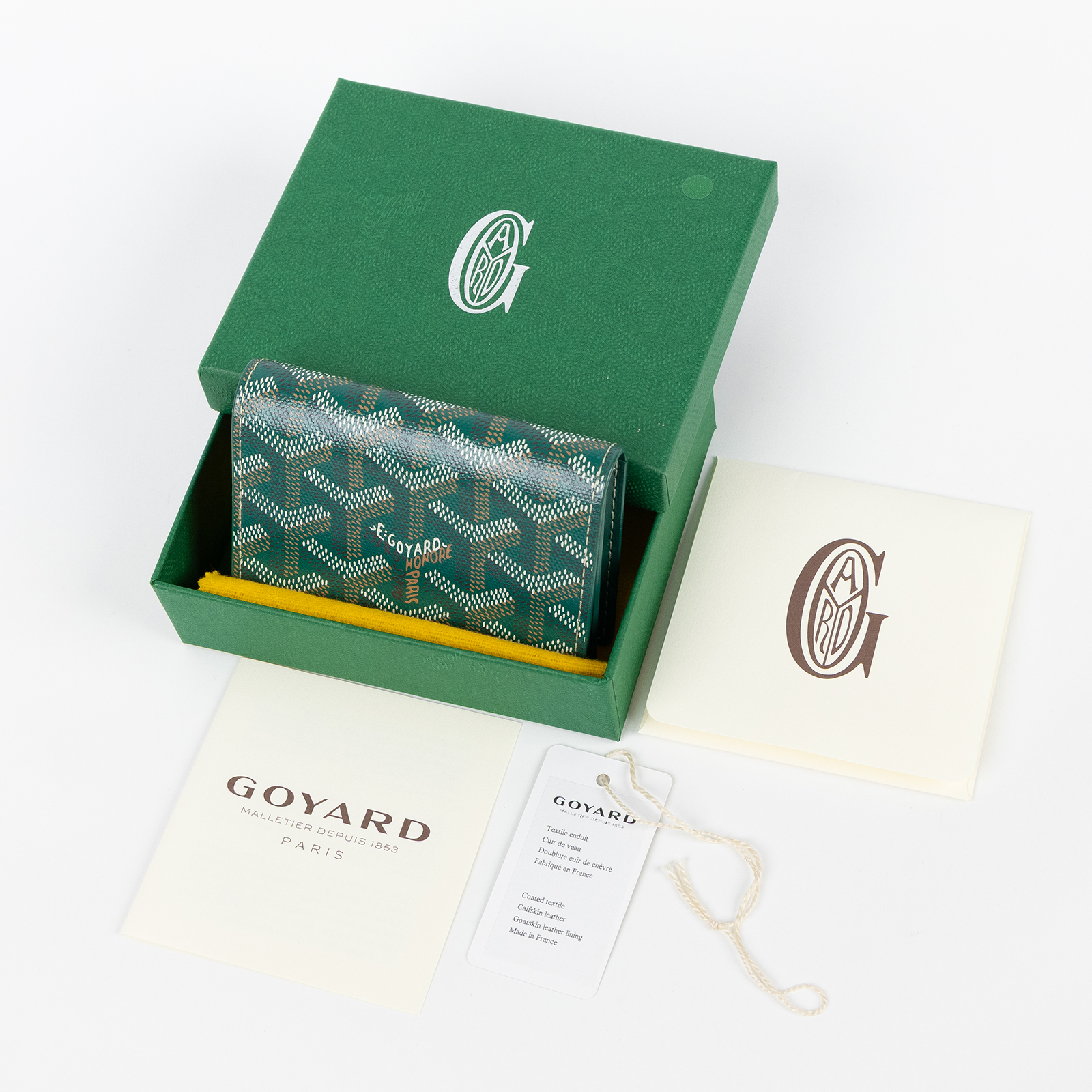 高雅德 GOYARD Insert Victoire Card Wallet 卡夾 INSVICPMLTY 藍INSERT VICTOIRE卡夾 原廠盒子