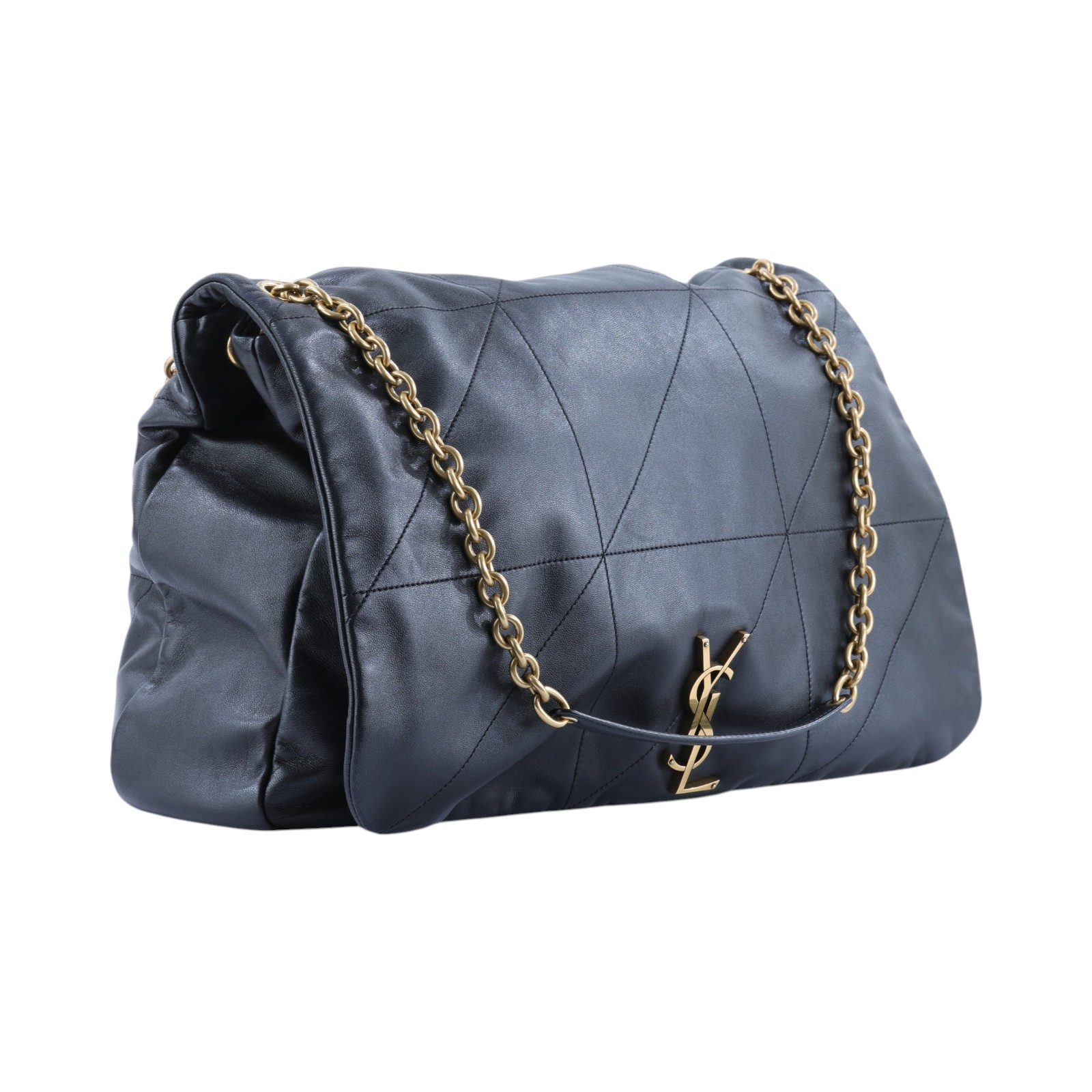 聖羅蘭 YSL SAINT LAURENT Jamie 4.3 小羊皮 手袋 肩背 手提包 742431AAB32 黑金JAMIE 大款 防塵袋