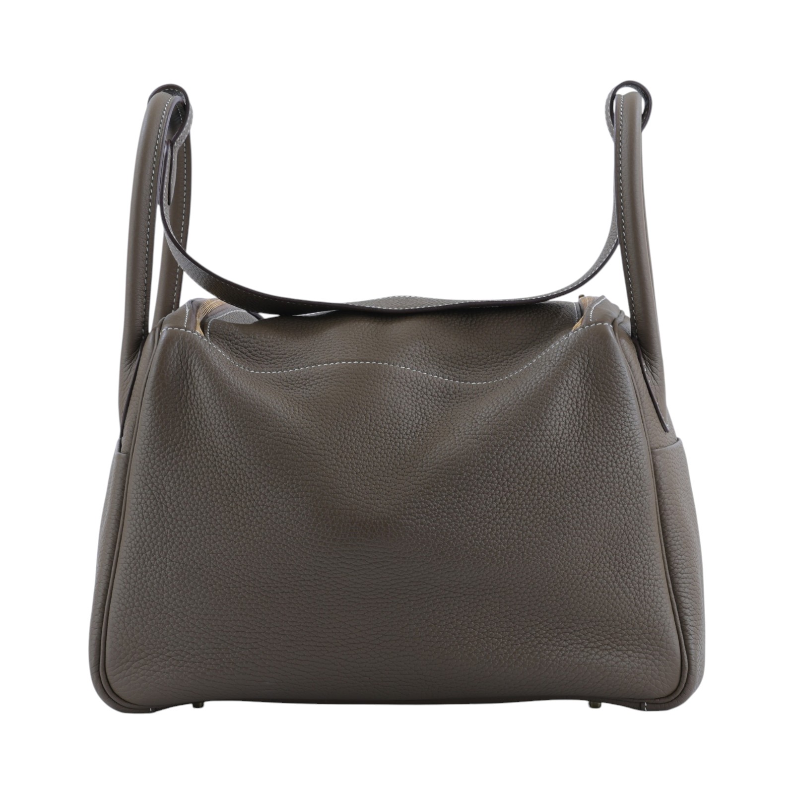 愛馬仕 Hermes Lindy 琳迪包 30 大象灰色 金色五金 H073426CC18 /YPY767 AP  防塵袋/購買證明/雨衣