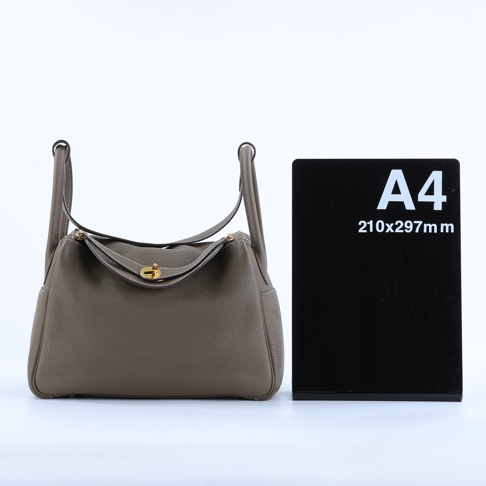 愛馬仕 Hermes Lindy 琳迪包 30 大象灰色 金色五金 H073426CC18 /YPY767 AP  防塵袋/購買證明/雨衣