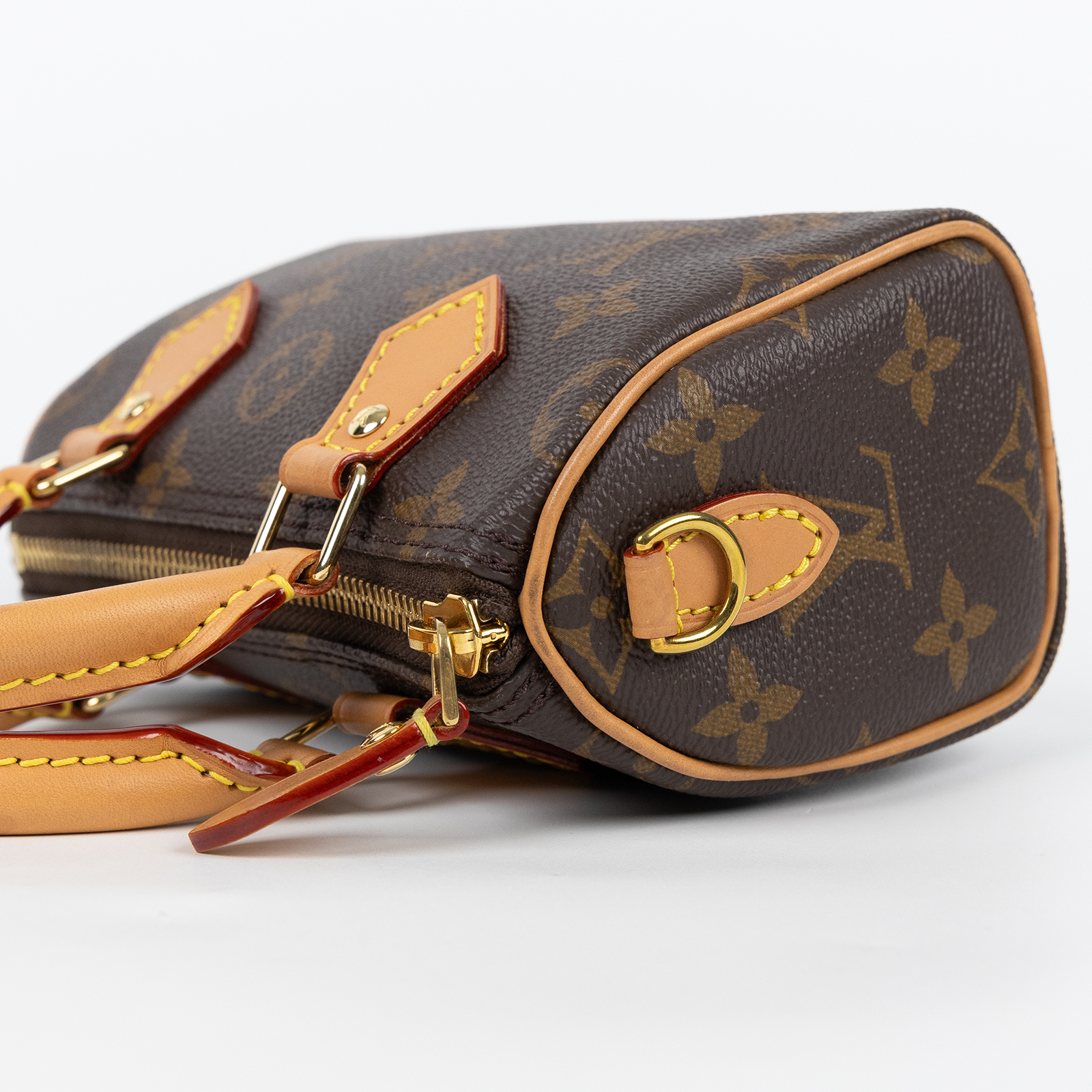 路易威登 LOUIS VUITTON Nano Speedy 原花 手提 肩背包 M81085 原花NANO SPEEDY 防塵袋/背帶