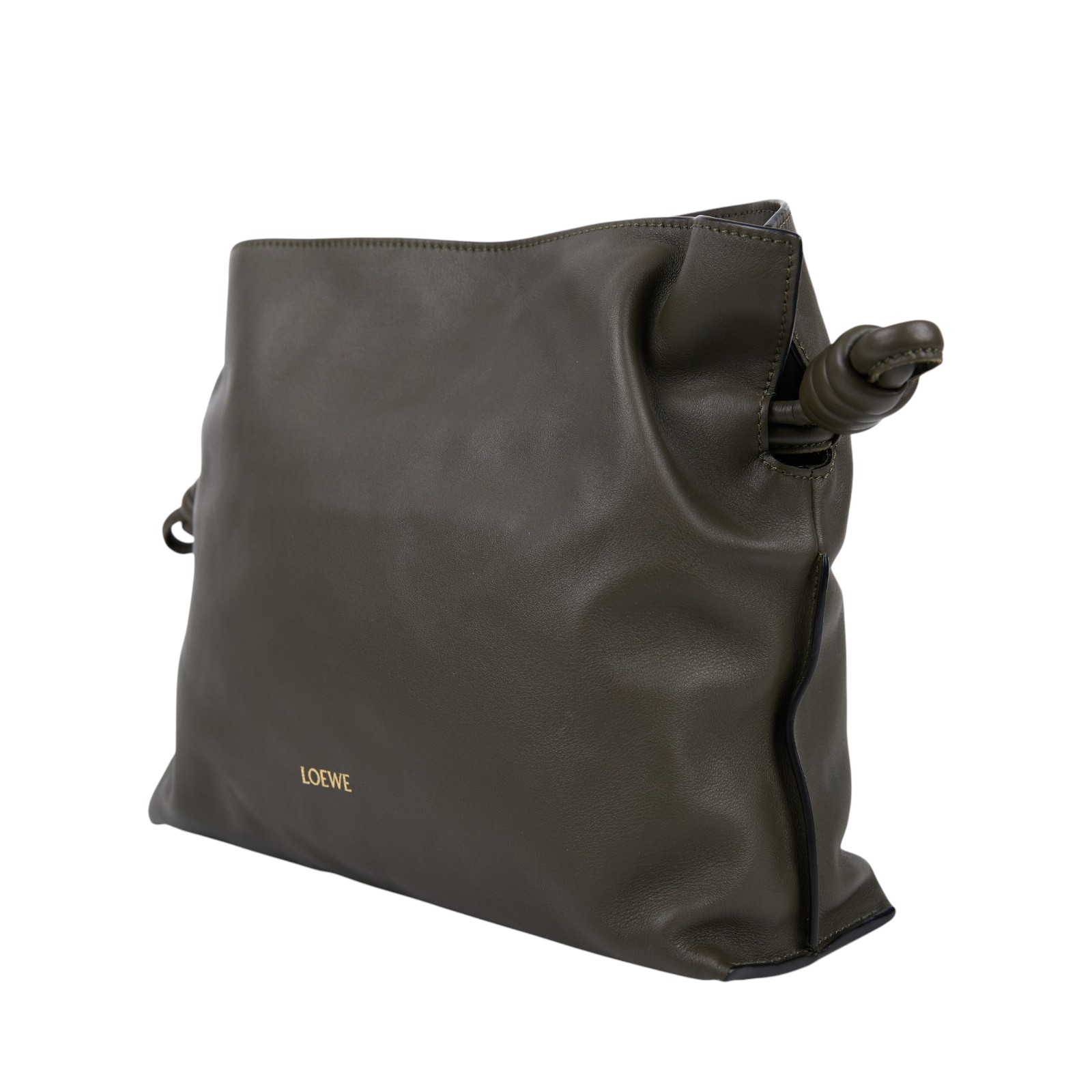 羅意威 LOEWE Flamenco Medium 中型 肩背包 A411FC1XD4 軍綠FLAMENCO MEDIUM 防塵袋/背帶