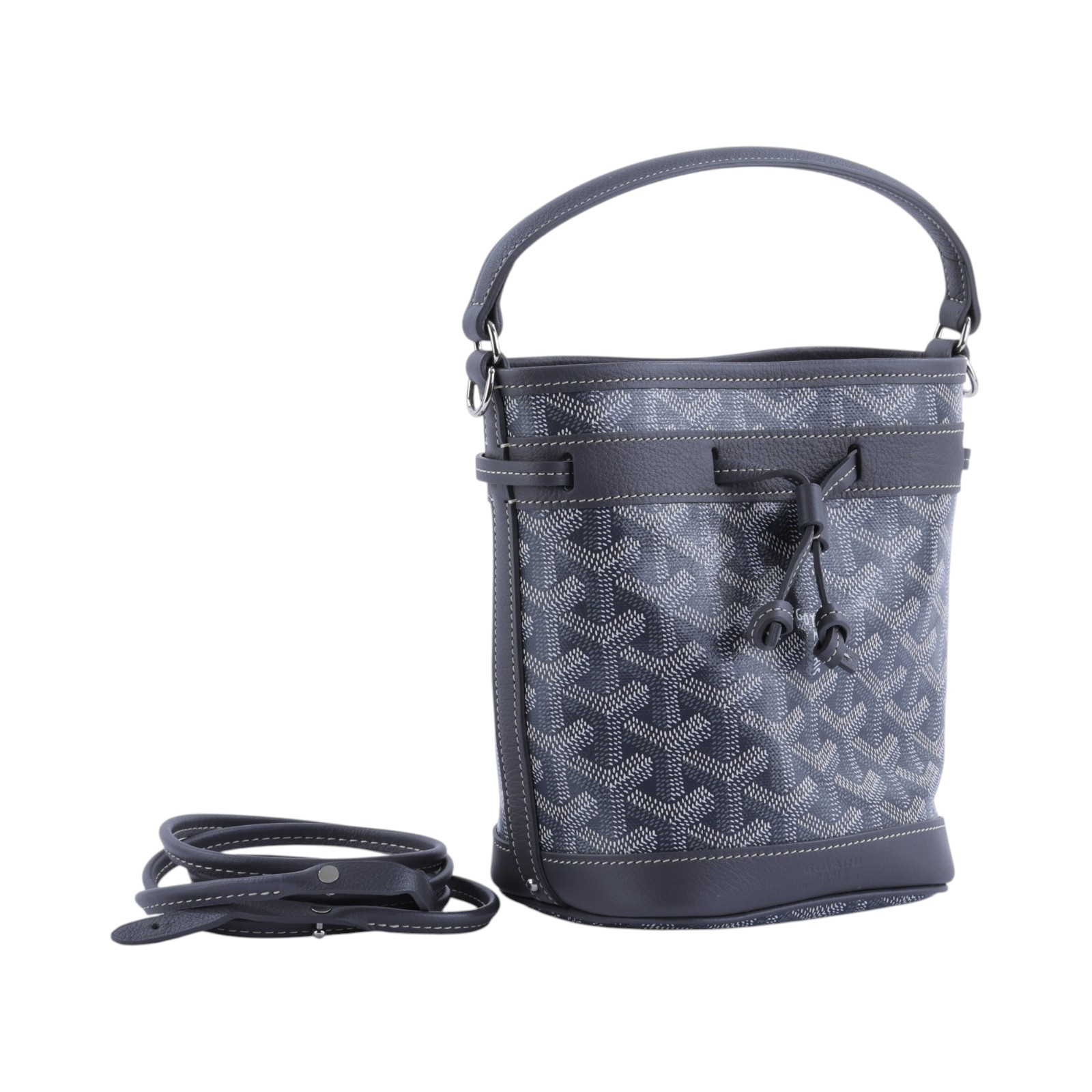 高雅德 GOYARD Petit Flot Bucket Mini Bag 水桶包 PEFLOTMINTY 灰PETIT FLOT MINI 防塵袋/背帶
