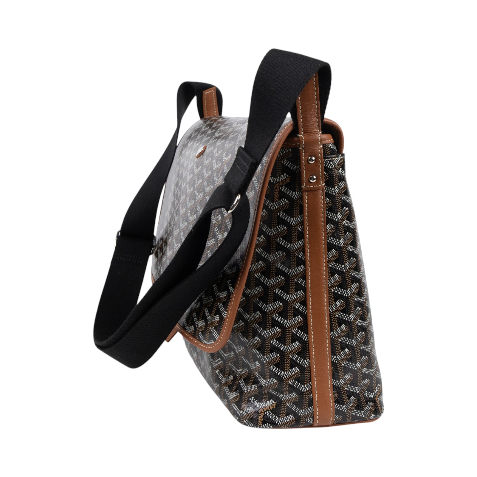 高雅德 GOYARD Capetien MM 郵差包 CAPETIMMLTY 黑棕Capetien MM 郵差包 防塵袋