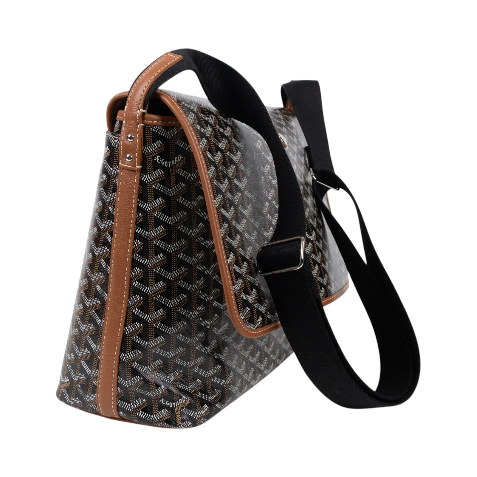 高雅德 GOYARD Capetien MM 郵差包 CAPETIMMLTY 黑棕Capetien MM 郵差包 防塵袋