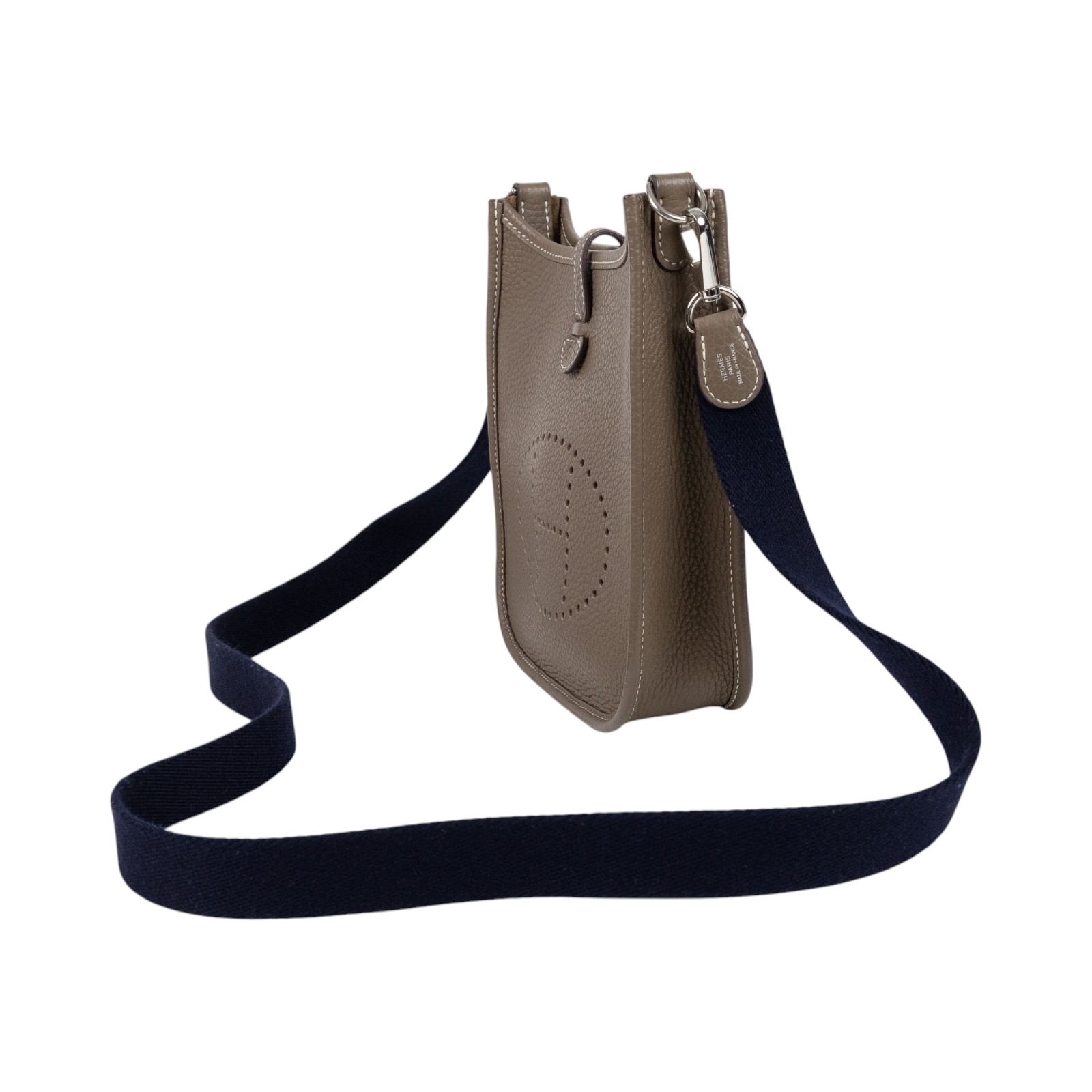 愛馬仕 Hermes Evelyne 16 Amazone bag 伊芙琳包 錫器灰 銀色五金 H069426CK8F /W AU 001 MM  原廠盒子/防塵袋/背帶/購買證明正本