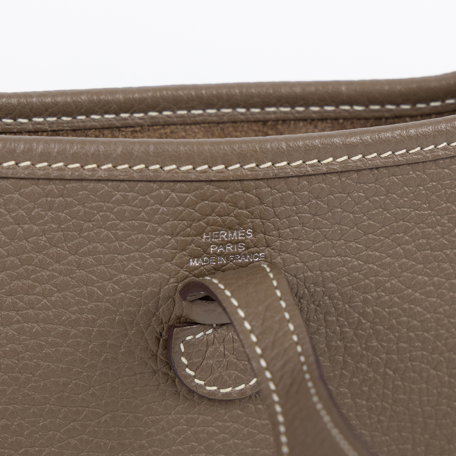 愛馬仕 Hermes Evelyne 16 Amazone bag 伊芙琳包 錫器灰 銀色五金 H069426CK8F /W AU 001 MM  原廠盒子/防塵袋/背帶/購買證明正本
