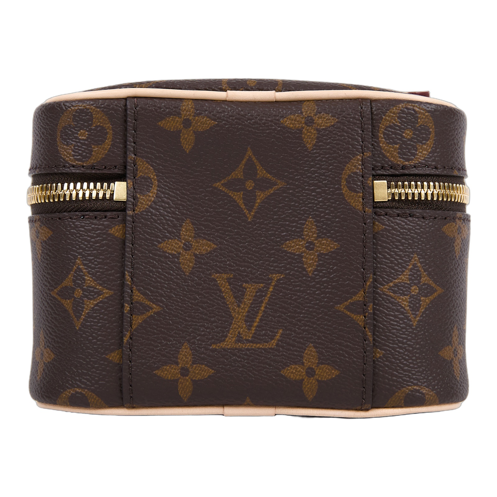 路易威登 LOUIS VUITTON Nice Nano 經典帆布 梳洗袋 化妝箱 M44936 晶片款 原花NICE NANO 原廠盒子/防塵袋