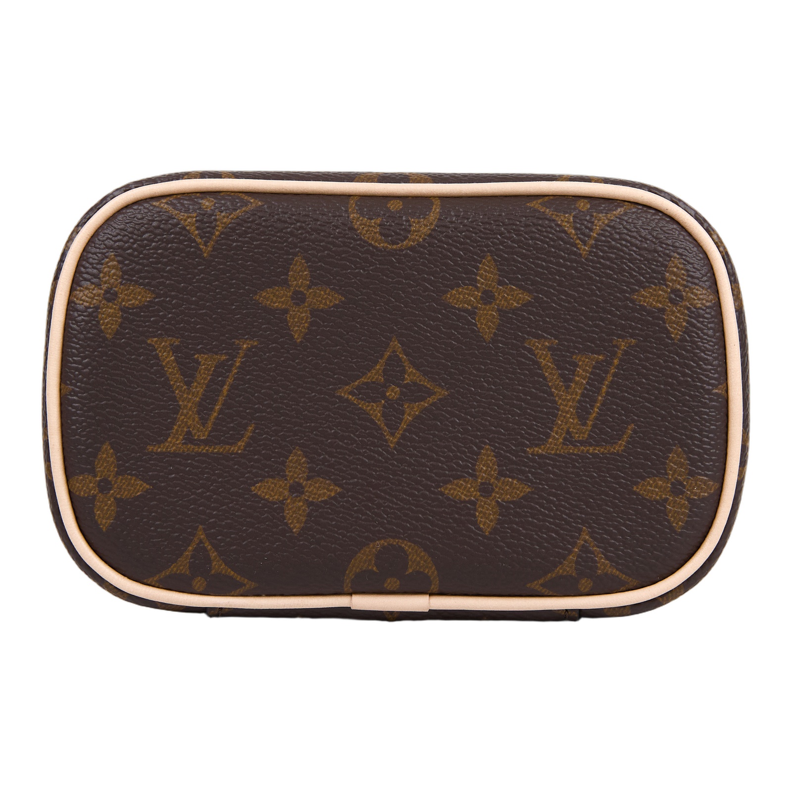 路易威登 LOUIS VUITTON Nice Nano 經典帆布 梳洗袋 化妝箱 M44936 晶片款 原花NICE NANO 原廠盒子/防塵袋