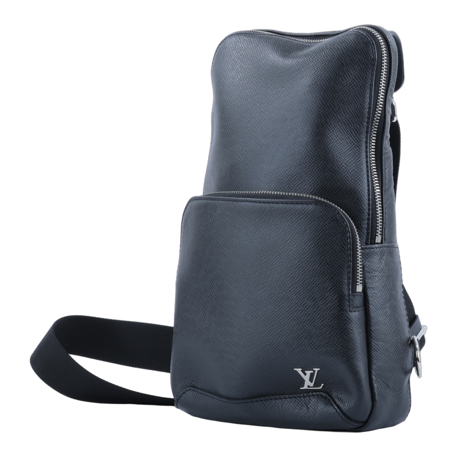 路易威登 LOUIS VUITTON Avenue 單肩包 胸口包 M30443 晶片款 黑AVENUE 斜背袋包 防塵袋