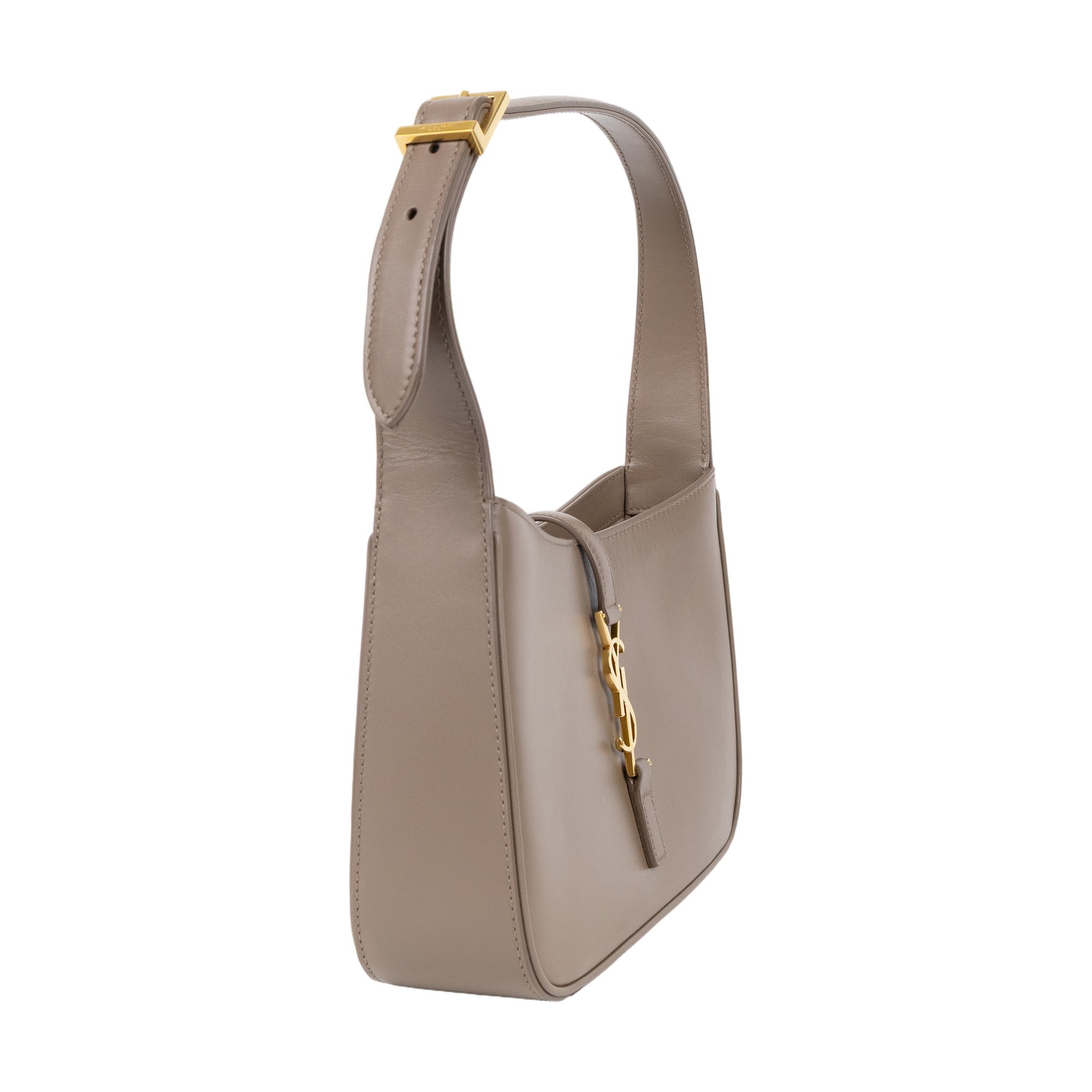 聖羅蘭 YSL SAINT LAURENT LE 5 À 7 滑面皮革 HOBO 手袋 手提包 6572282R20W 奶茶LE 5 Á 7 HOBO 防塵袋