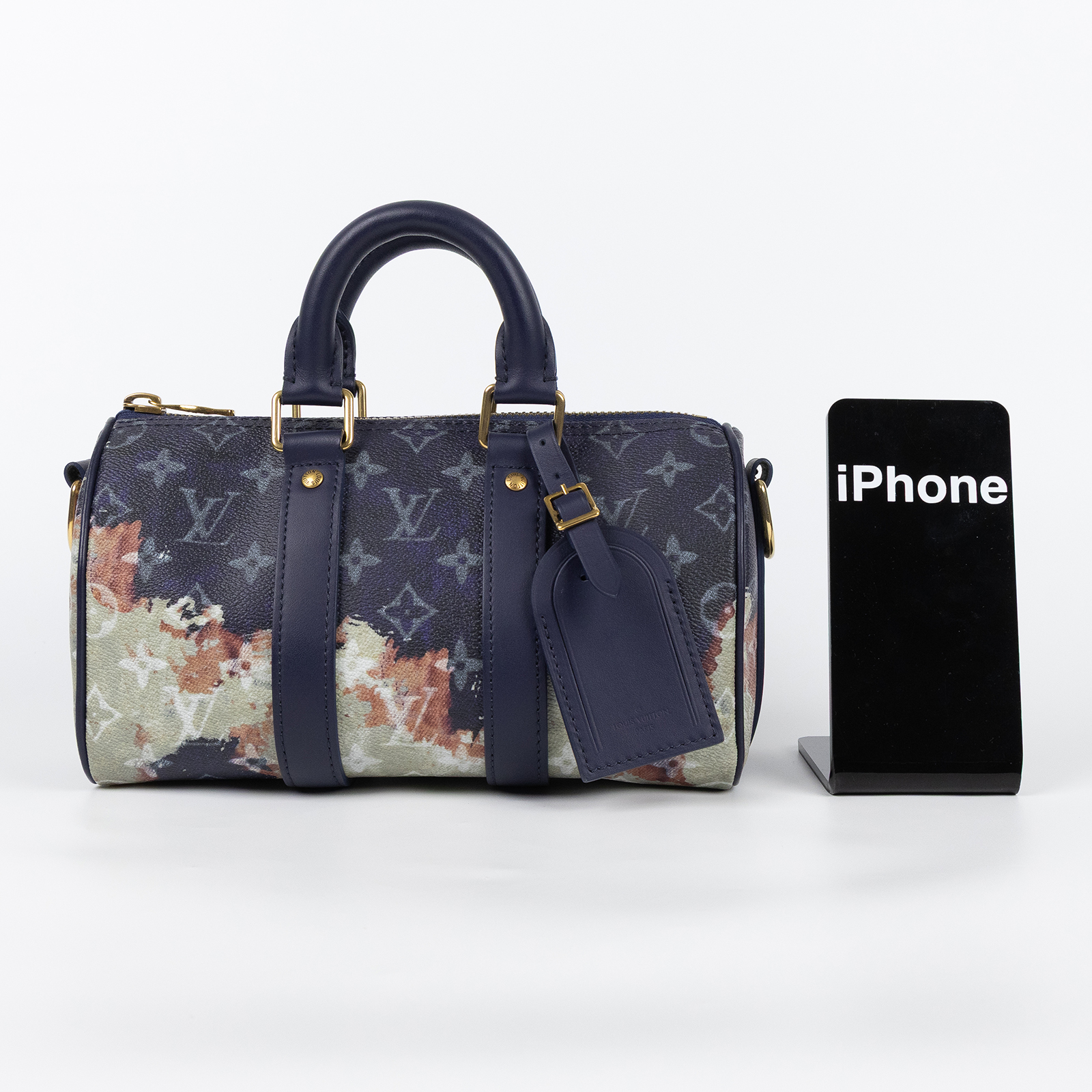 路易威登 LOUIS VUITTON Keepall Bandoulière 25 波士頓包 肩背包 斜背包 M46804 晶片款  防塵袋/背帶