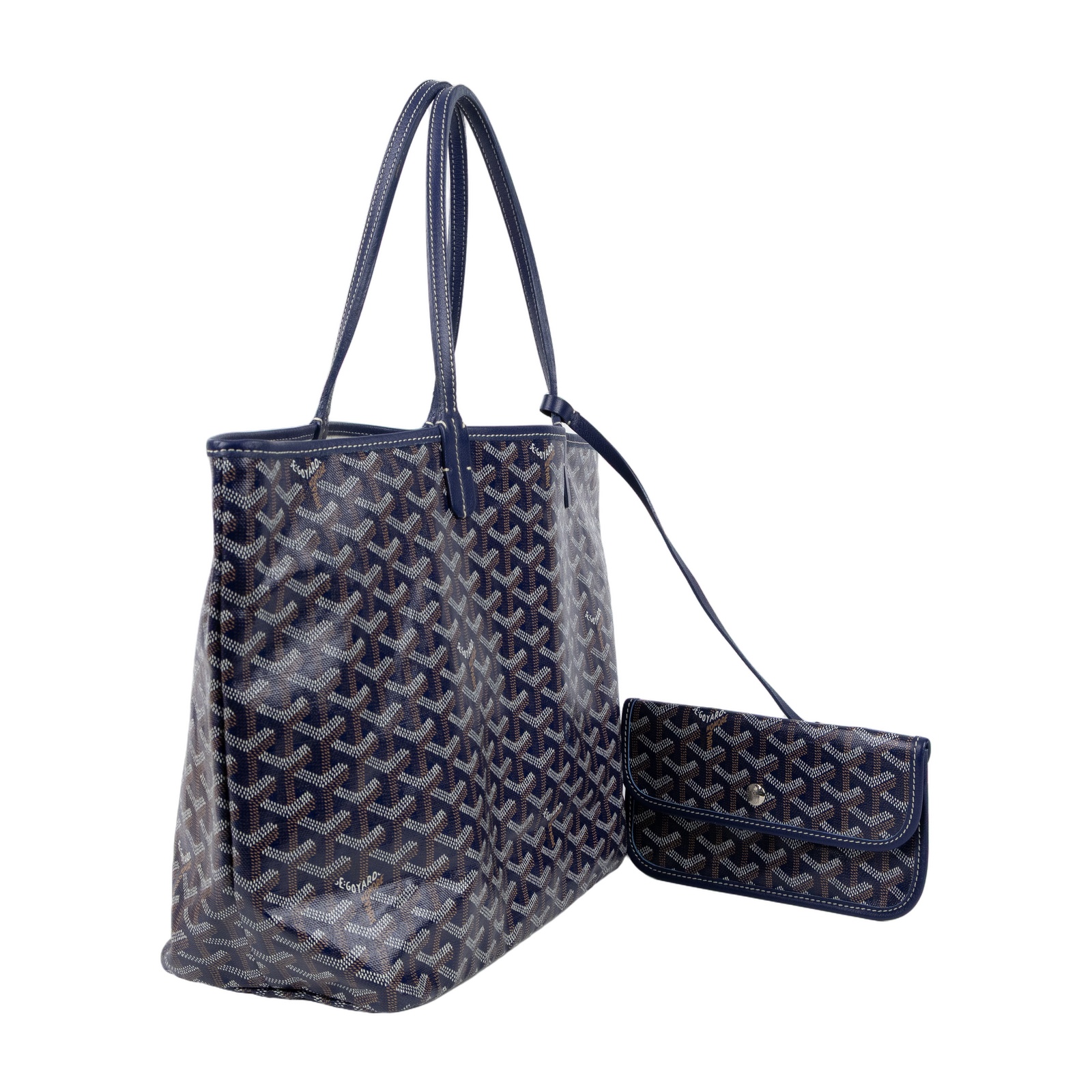 高雅德 GOYARD Saint Louis PM Bag 托特包 STLOUIPMLTY 深藍SAINT LOUIS PM 防塵袋/內袋