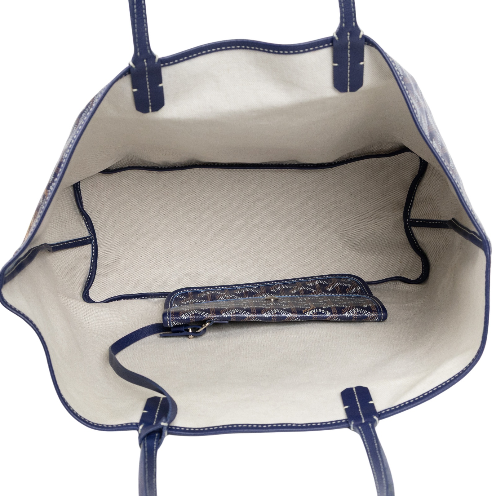 高雅德 GOYARD Saint Louis PM Bag 托特包 STLOUIPMLTY 深藍SAINT LOUIS PM 防塵袋/內袋