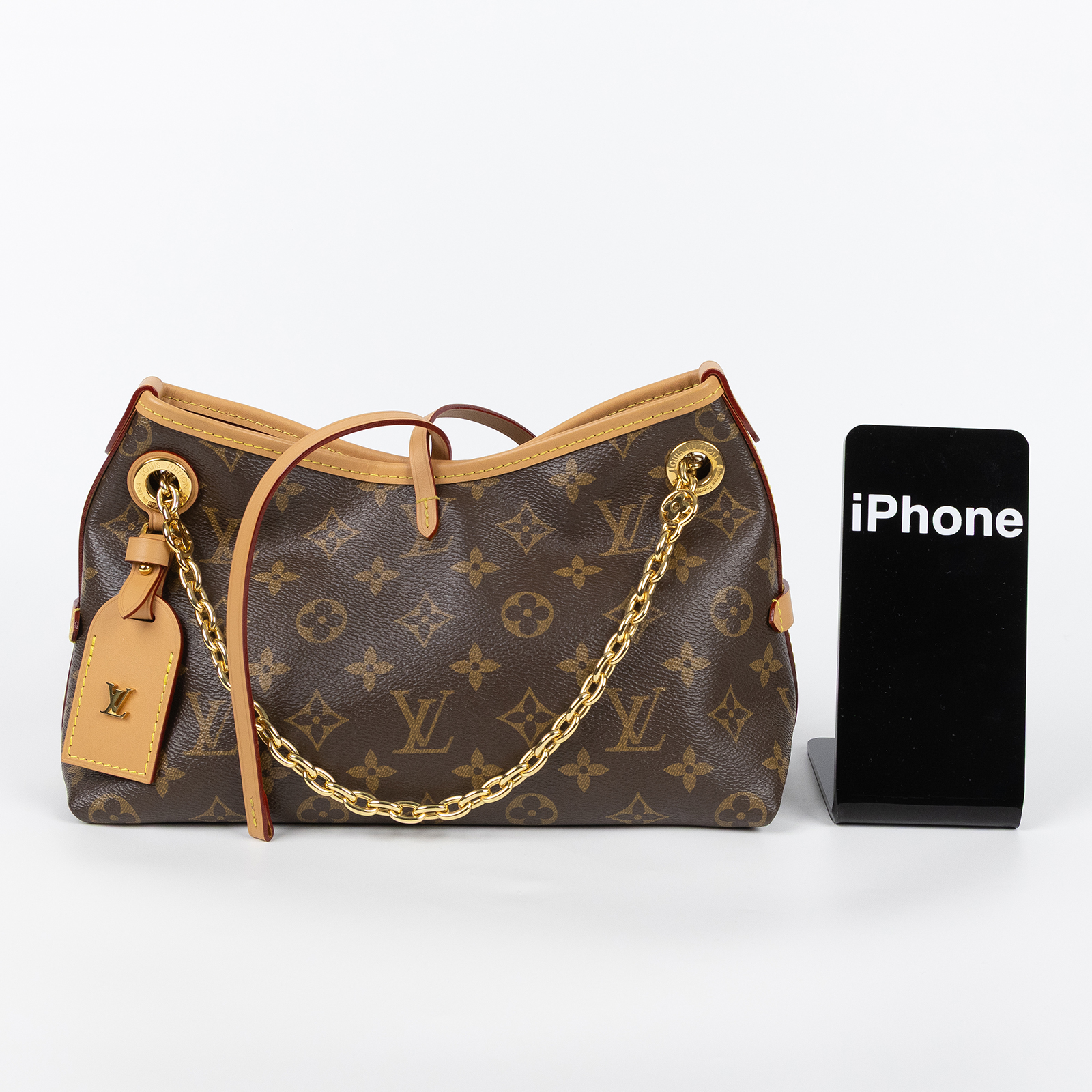 路易威登 LOUIS VUITTON CarryAll BB 手提包 M13014 晶片款 原花CARRY ALL BB 無附屬品