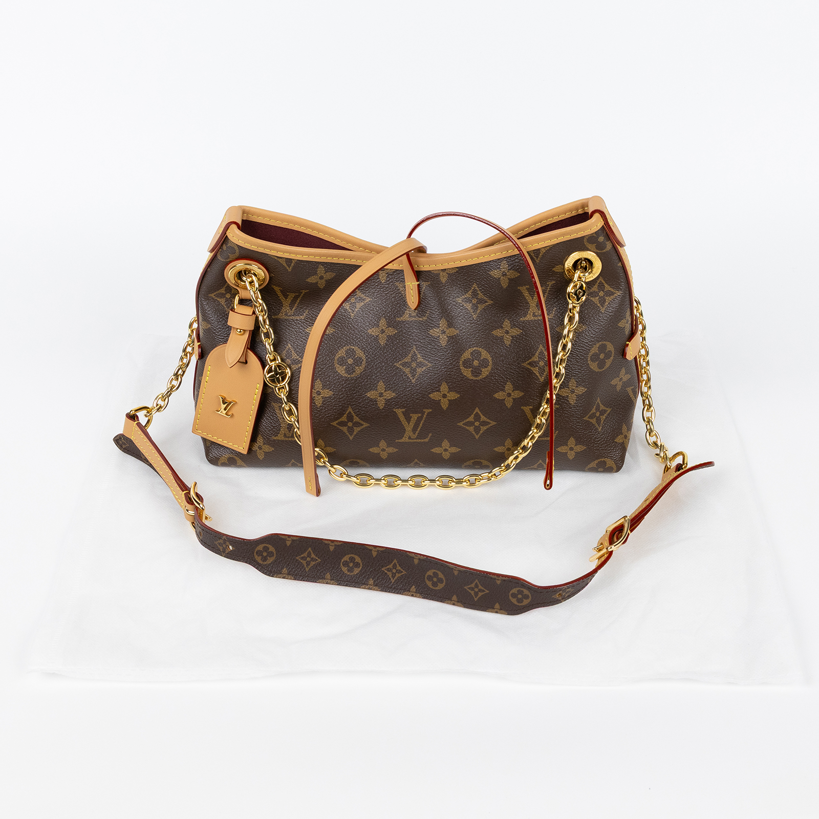路易威登 LOUIS VUITTON CarryAll BB 手提包 M13014 晶片款 原花CARRY ALL BB 無附屬品