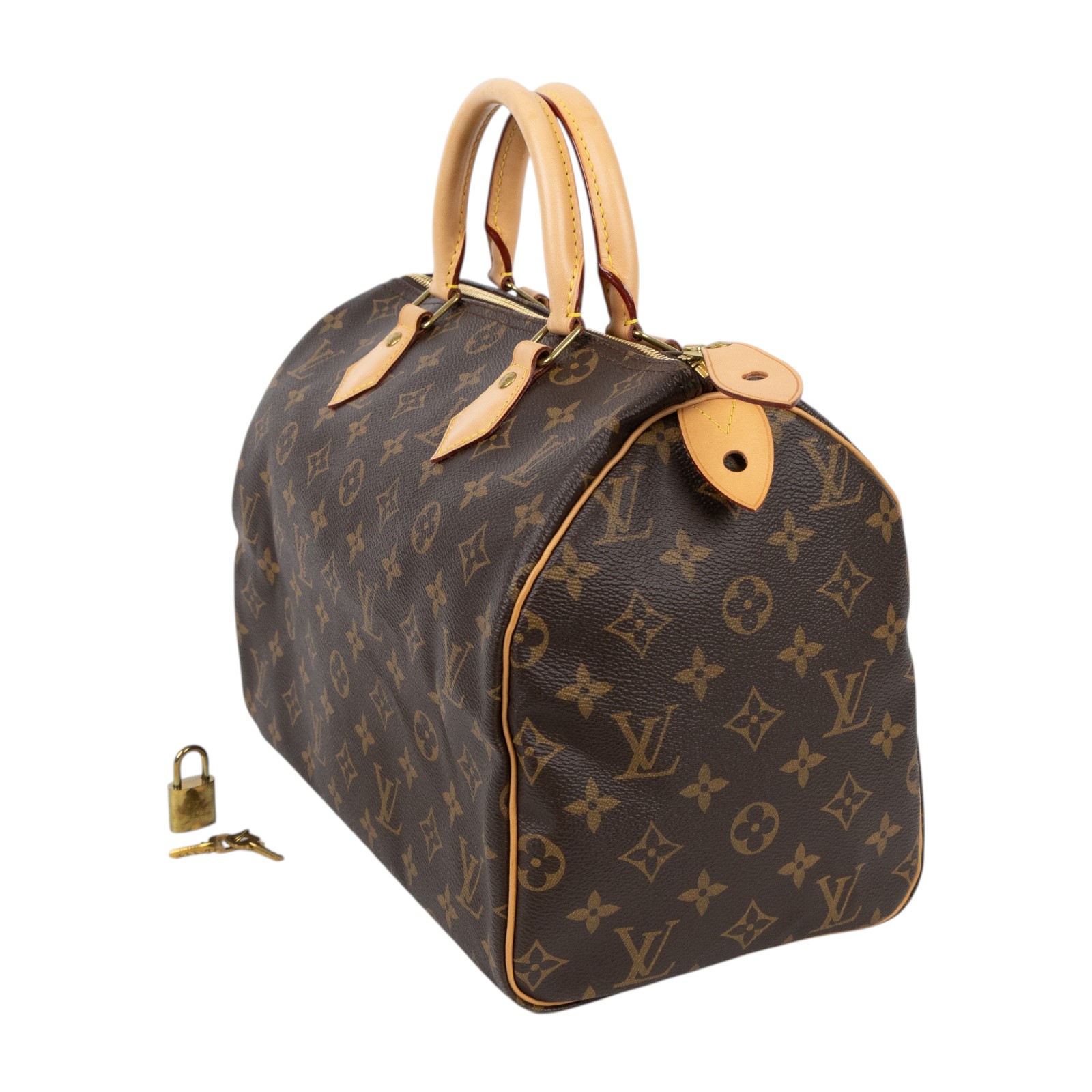 路易威登 LOUIS VUITTON Speedy 30原花 手提波士頓包 M41108 原花SPEEDY30 原廠盒子/防塵袋/購買證明/鎖組
