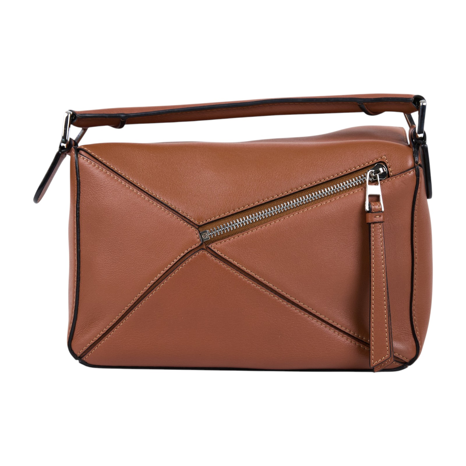 羅意威 LOEWE Small Puzzle bag 肩背 斜背包 A510P60X41 焦糖PUZZLE SMALL 防塵袋/背帶